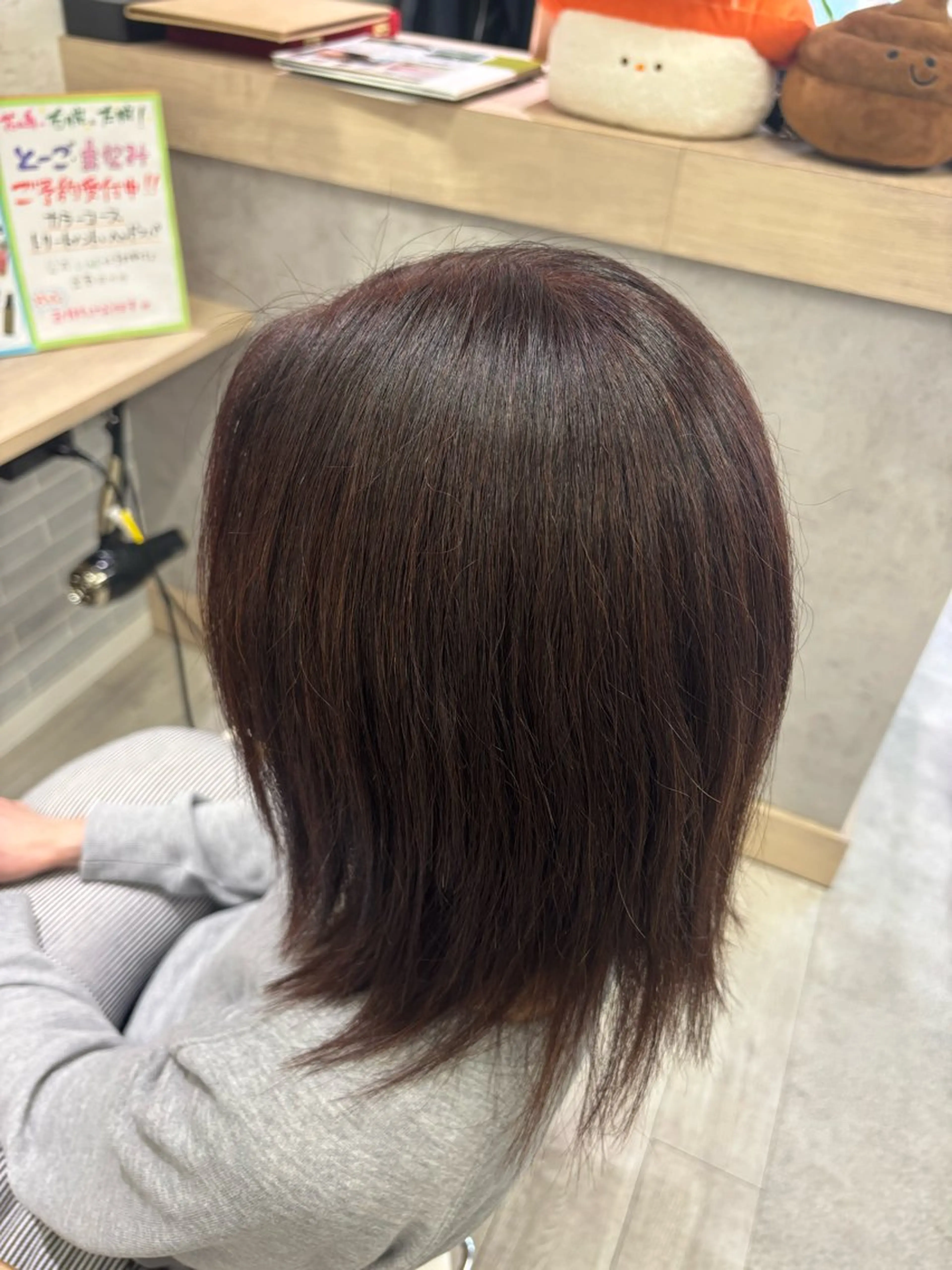 ミディアム カラー カット ヘアカラー トリートメント カラー特化/縮毛矯正 /ベッドスパ/マナミのヘアスタイル