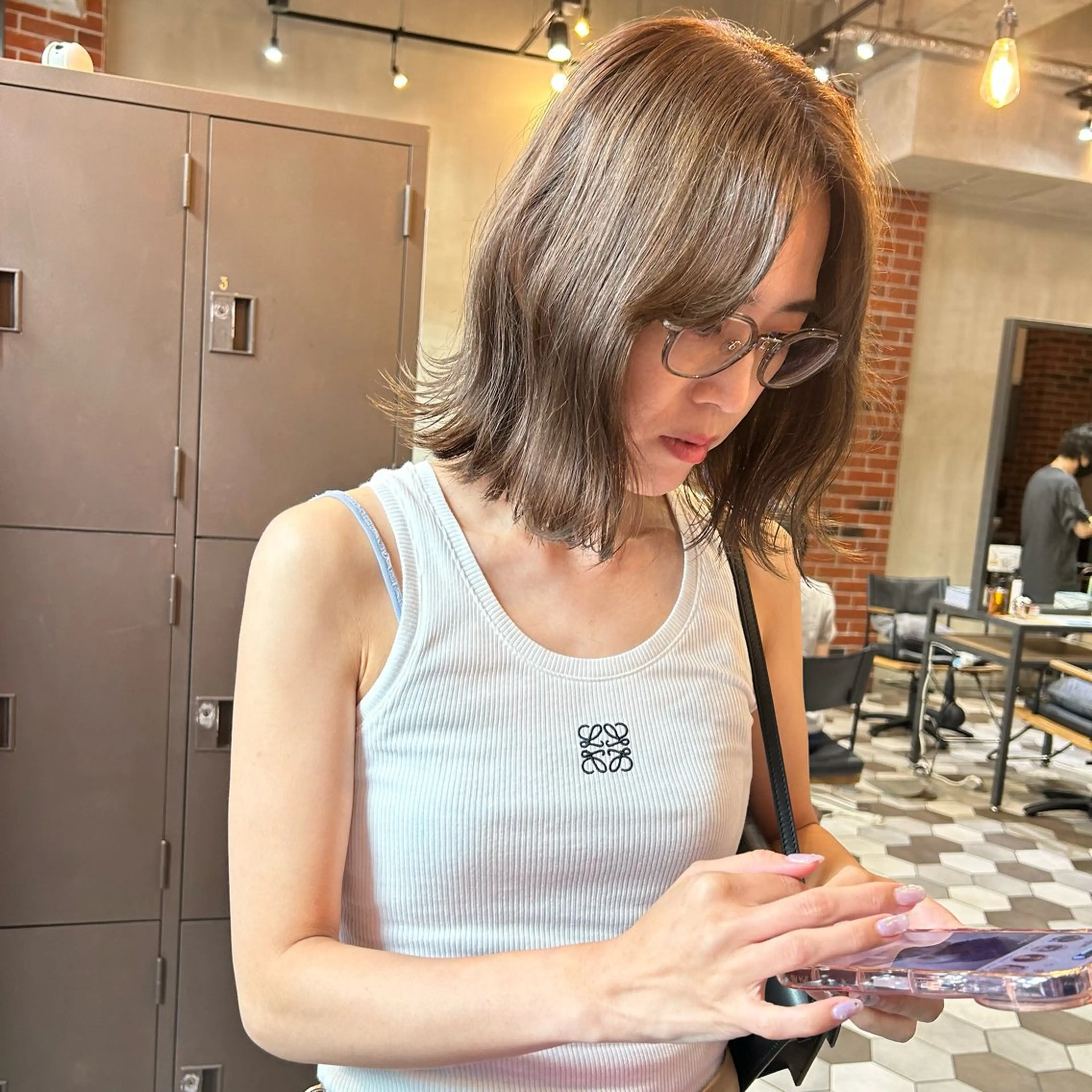 🩵minimo限定🩵似合わせカット/透明感カラー/ベージュ/ピンク/ミルクティー/レッド/バイカルテトリートメント付の写真