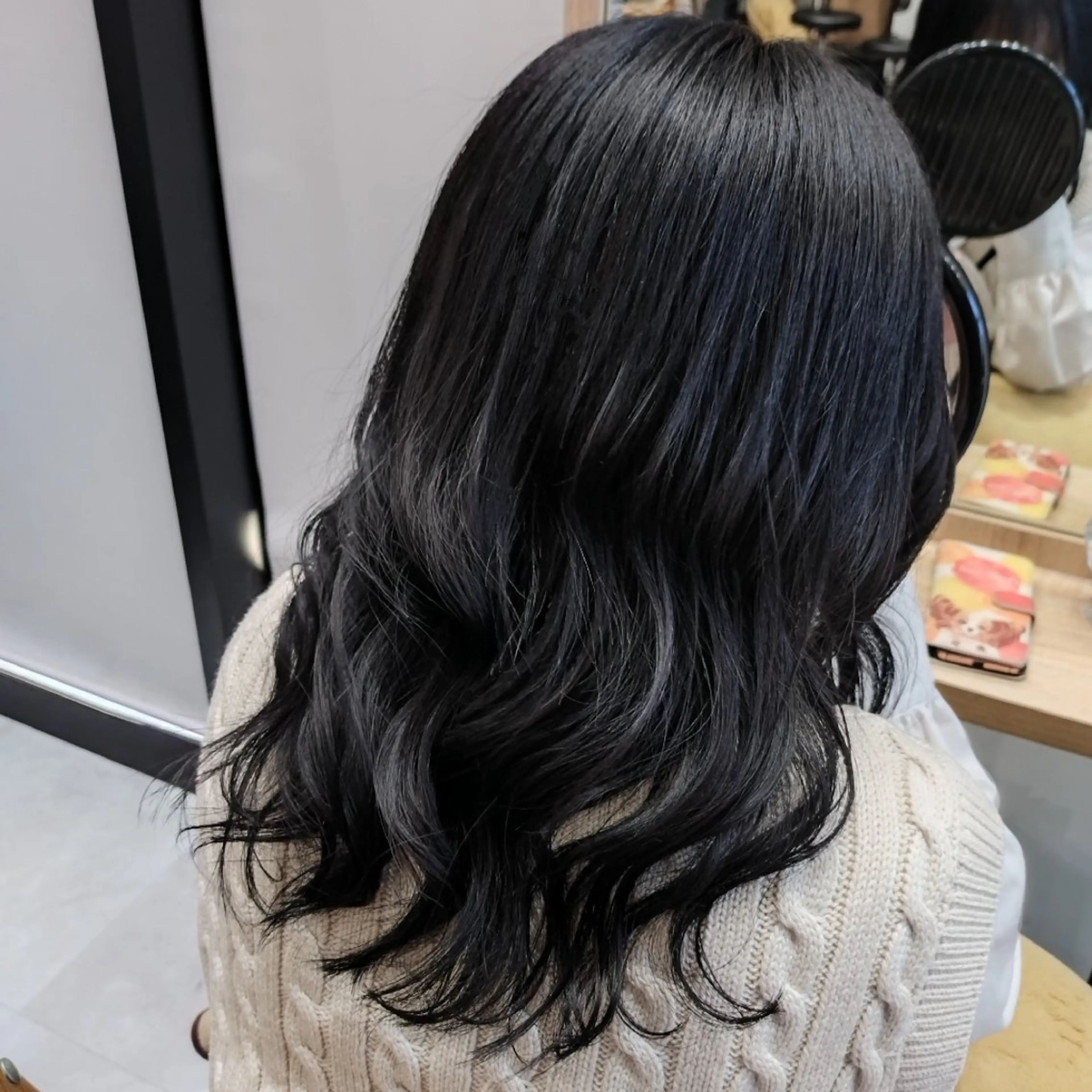 セミロング カラー カット ヘアカラー トリートメント ヘアアレンジ/柔らか 艶カラー/AKARIのヘアスタイル