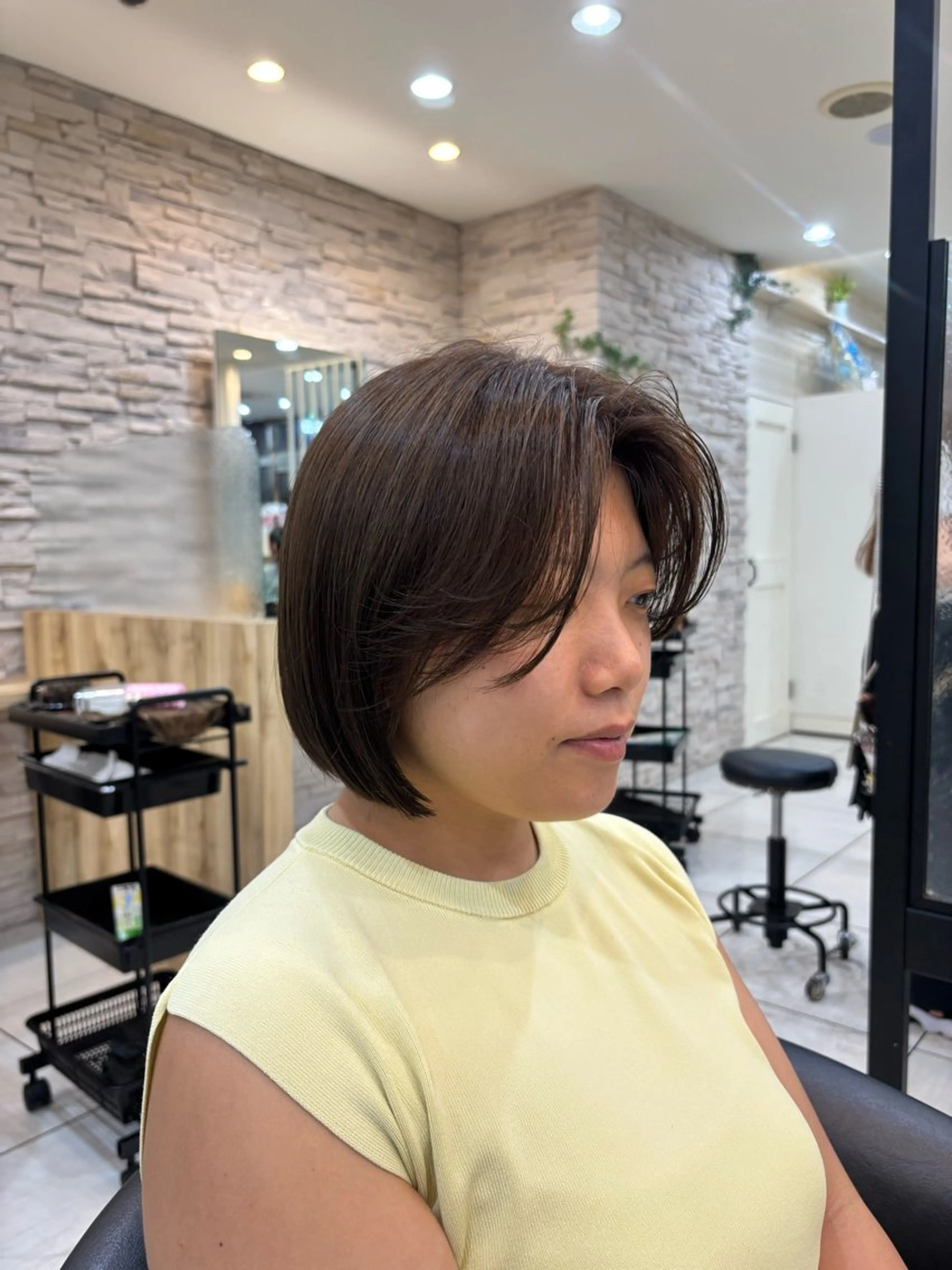 ショート カラー ベージュカラー ボブ 髪質改善 トリートメント カット ヘアカラー トリートメント 田野倉NEXT店 美髪ニストのヘアスタイル