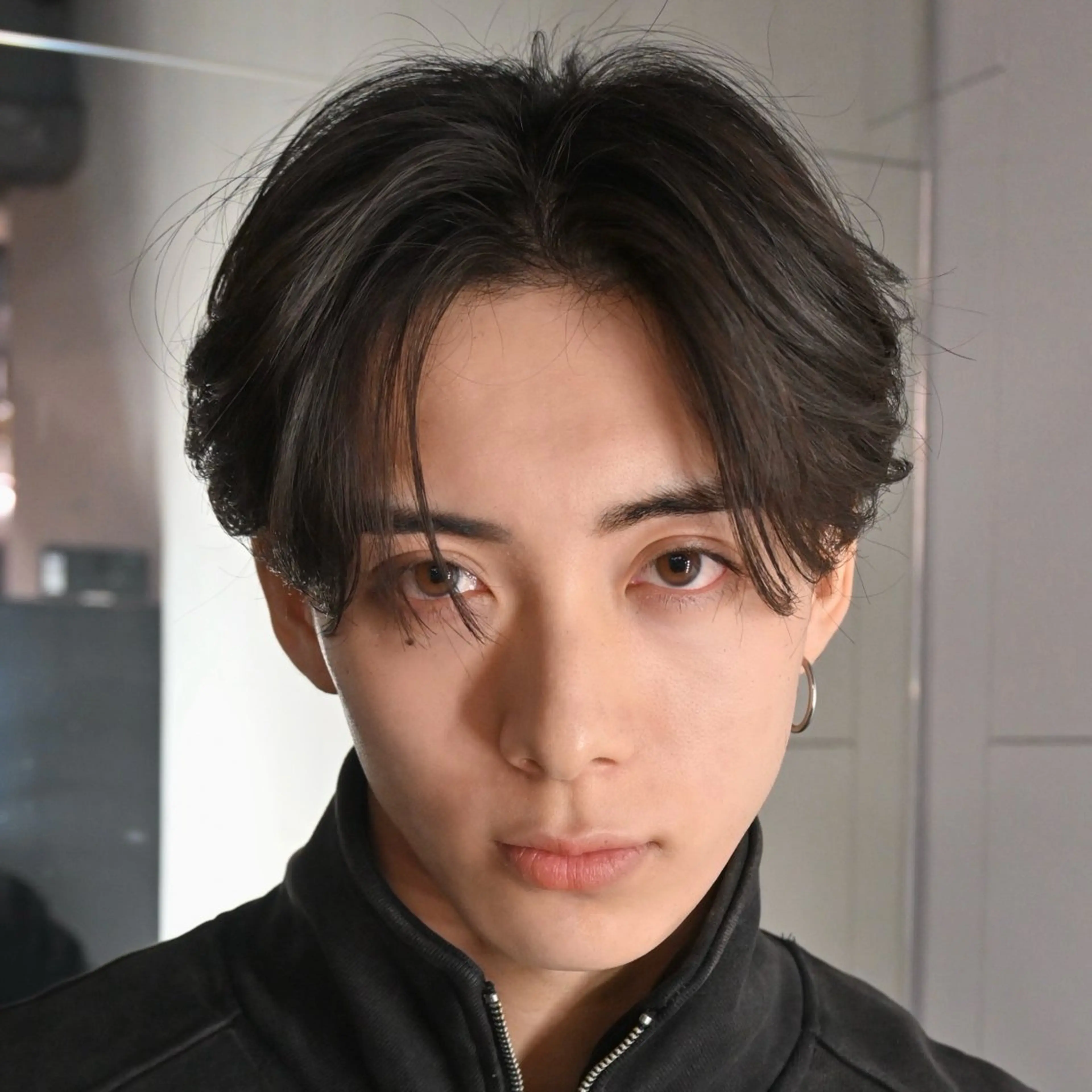 【センターパートの方限定🔥】メンズカット＋カラー＋艶髪トリートメント✨️の写真