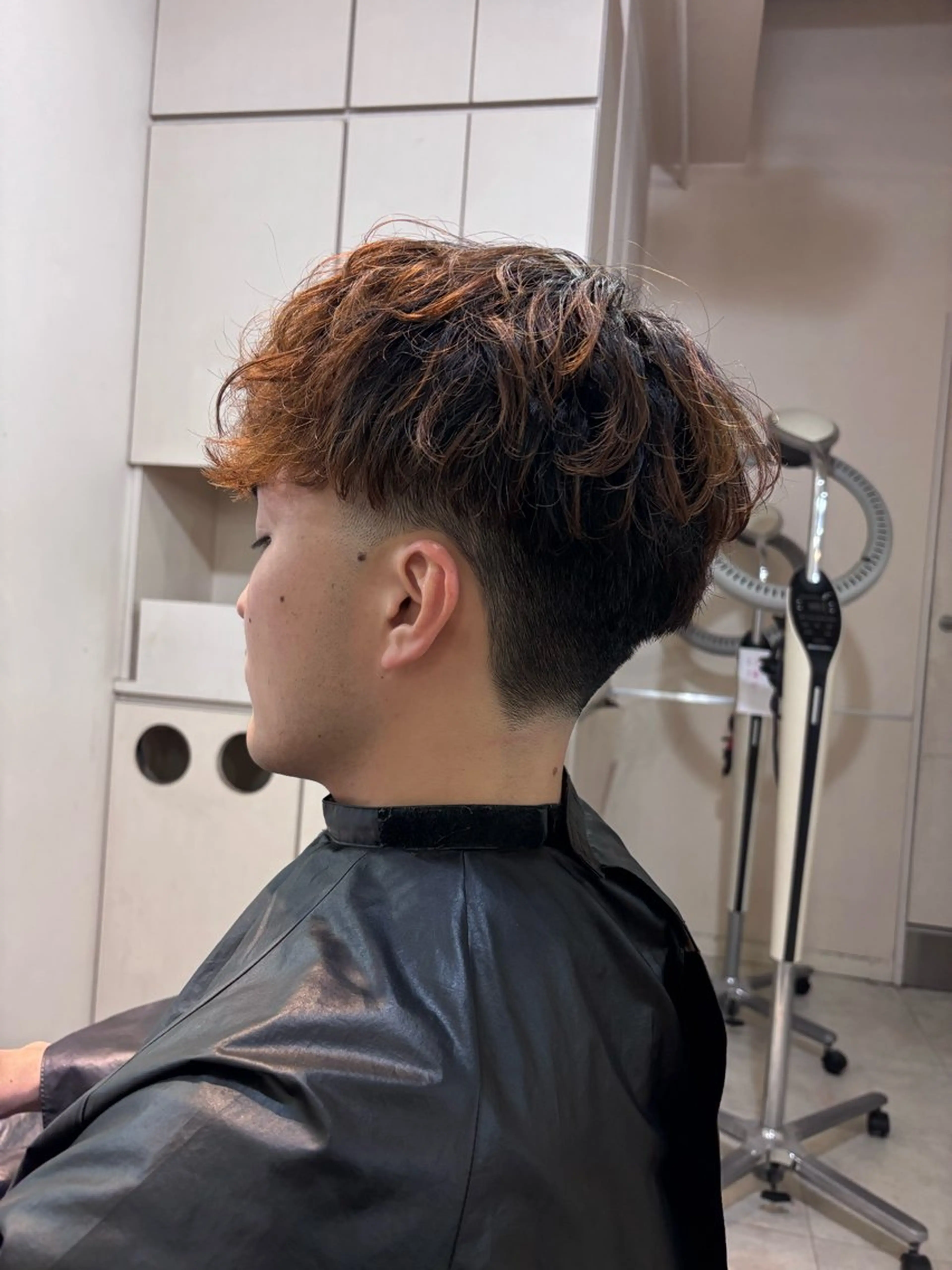 メンズ フェードカット メンズパーマ LITA住吉 そらのヘアスタイル