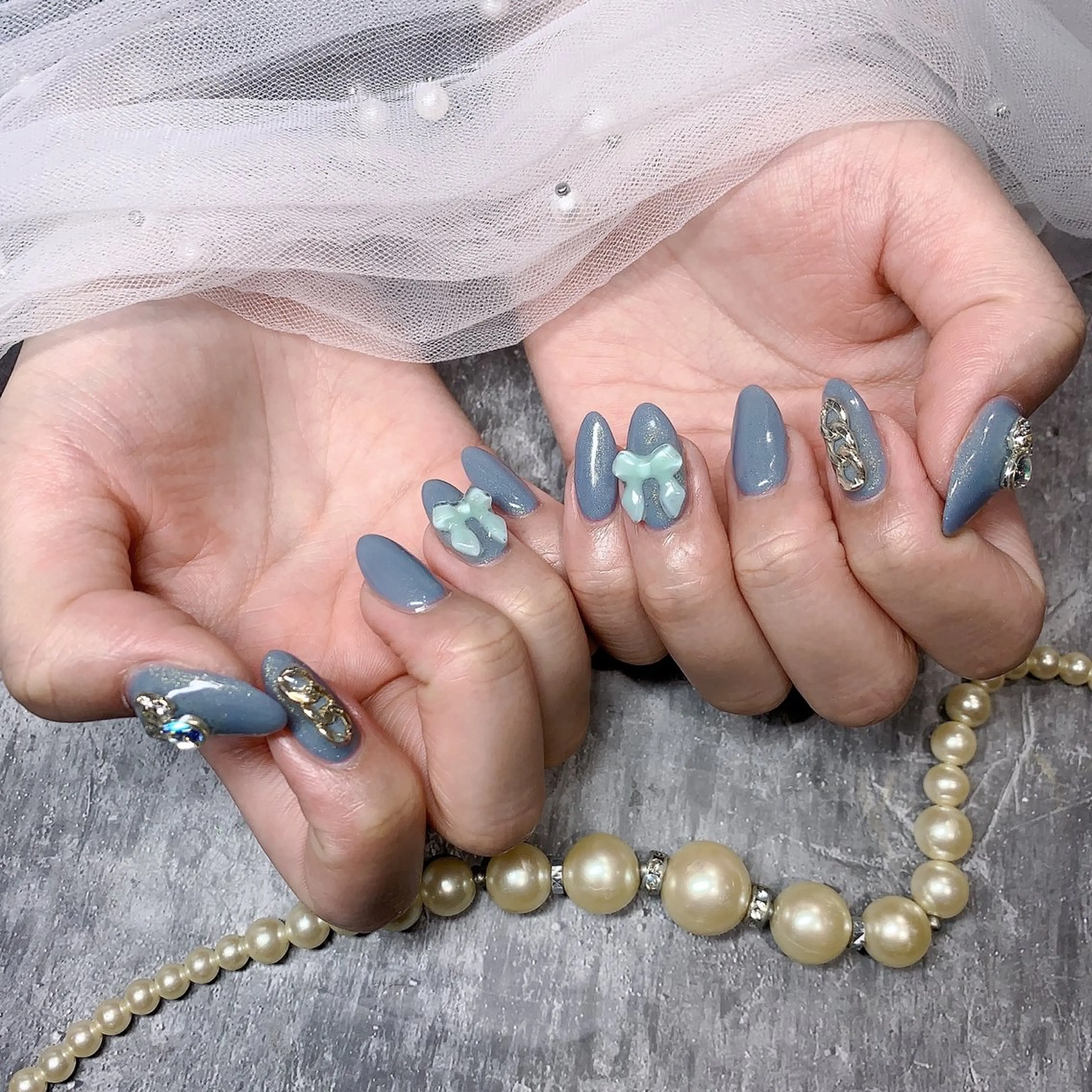 🌸《自爪》🌸 6本持ち込みデザインアート(メンズ予約可) 【新規ソフトジェルオフ無料】の写真