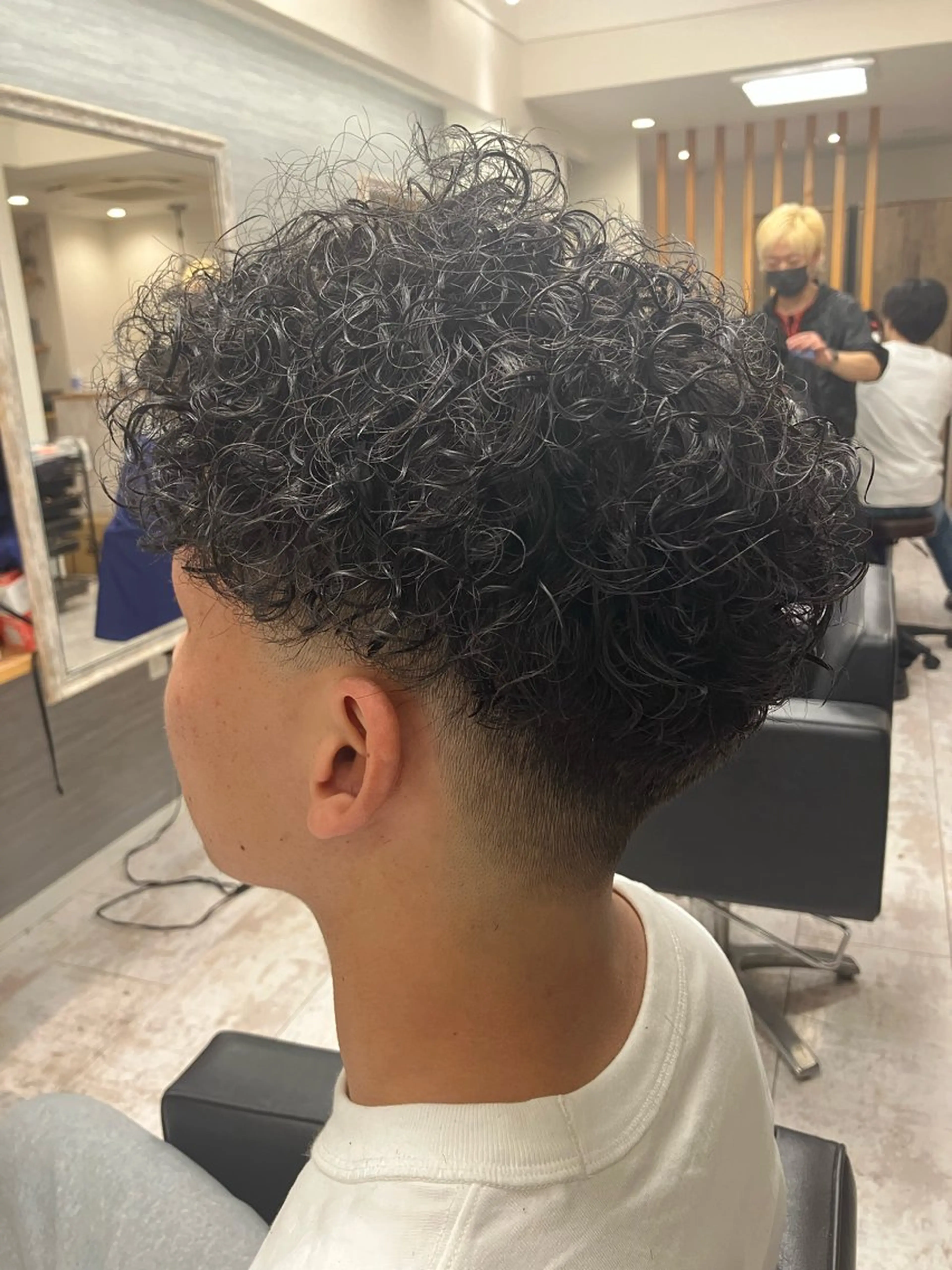 パーマ メンズ カット パーマ メンズ特化/パーマ/ フェードWATARUのヘアスタイル