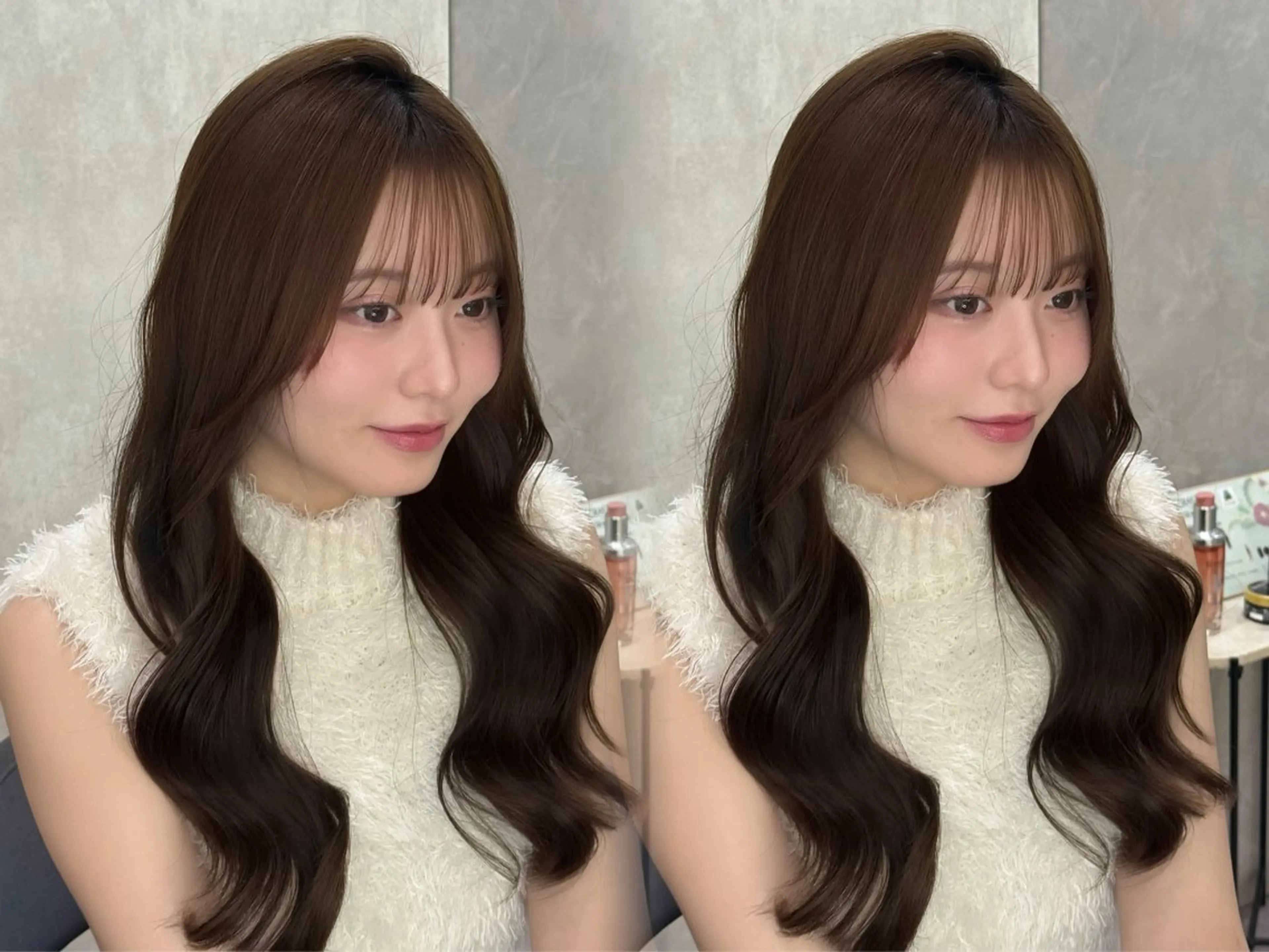 ロング カット ヘアカラー トリートメント 韓国レイヤー× 艶髪 池袋/ハナ🌷のヘアスタイル