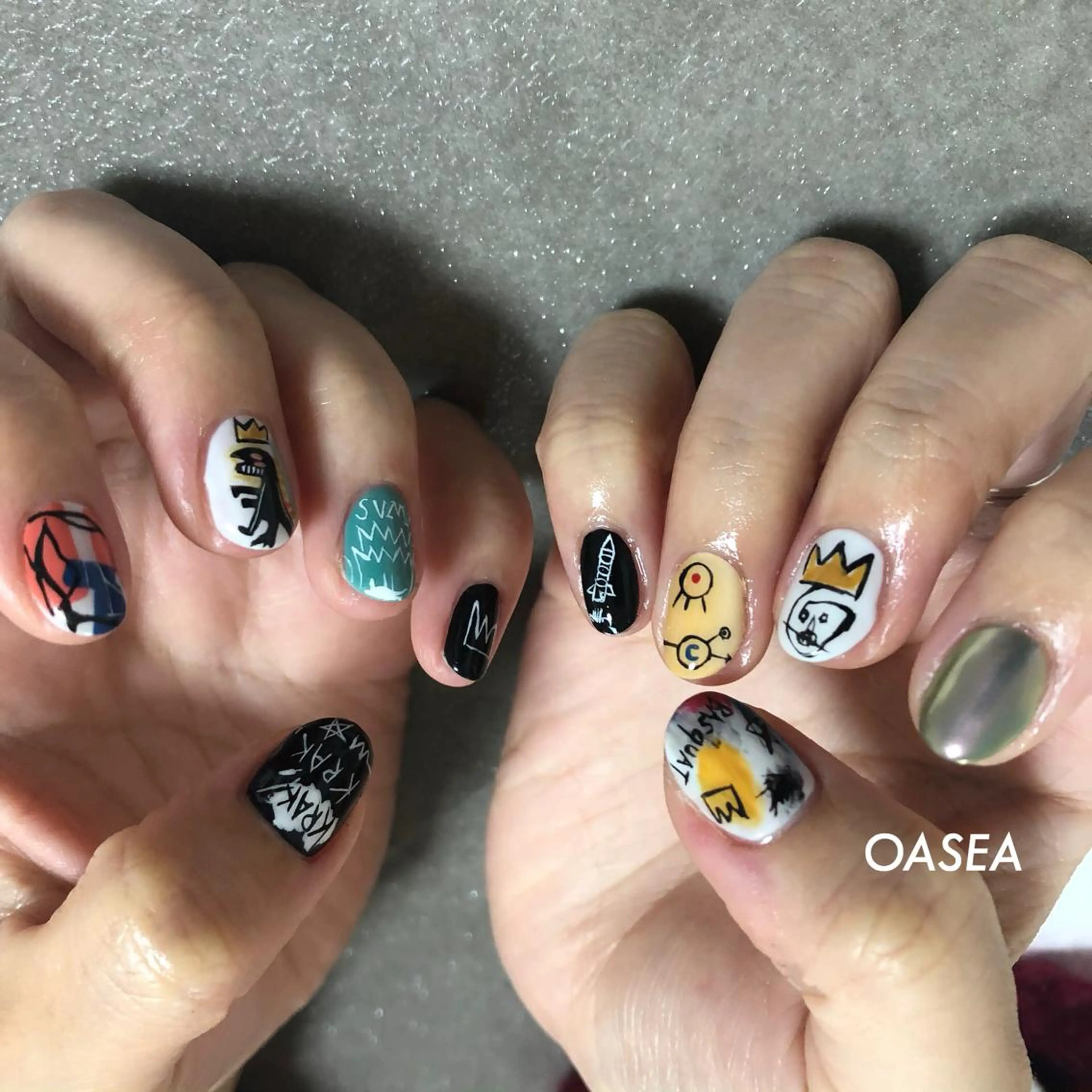 ネイル ハンドネイル 🌞💜 KAORI 🌴のネイルデザイン