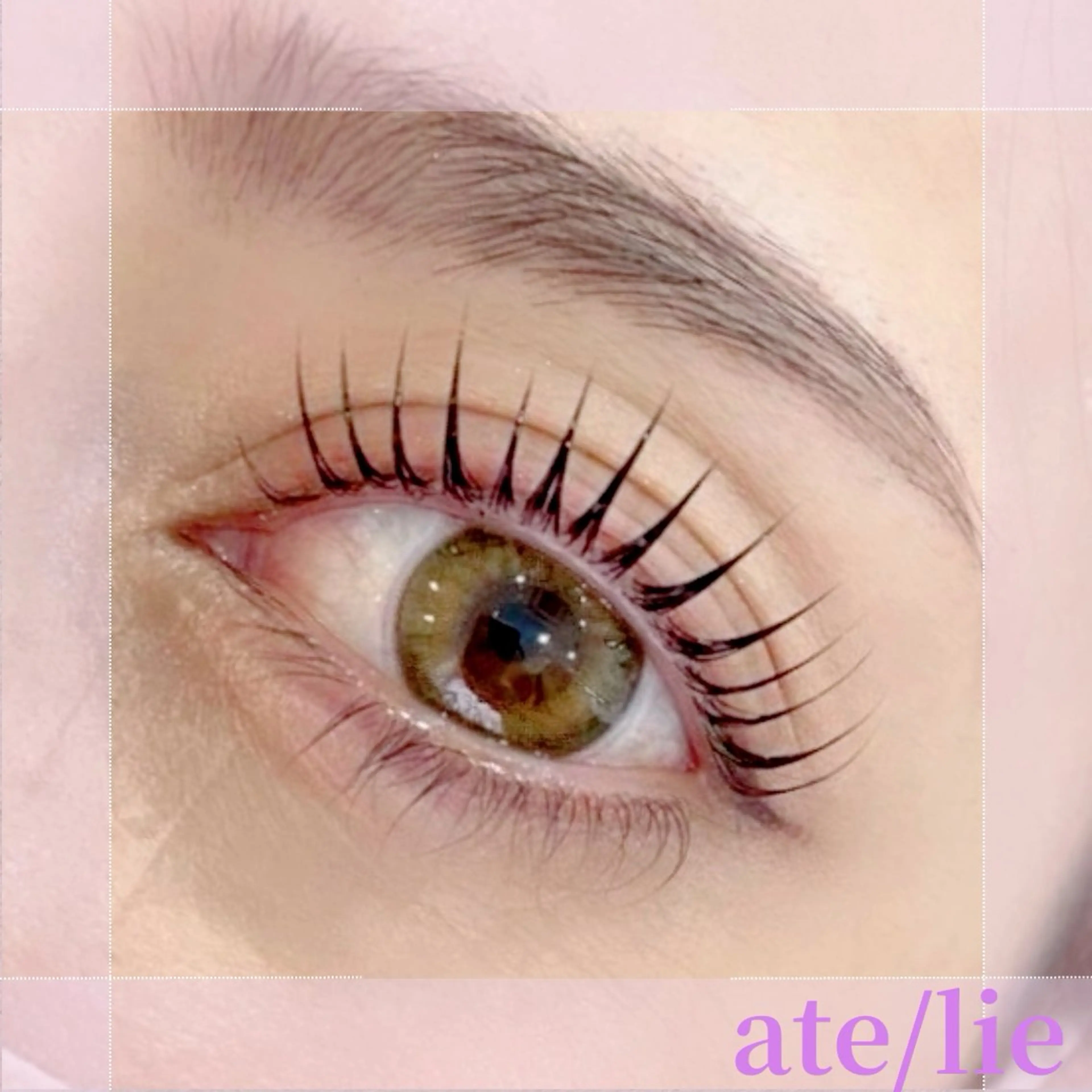 マツエク・マツパ ate/lie アテリアのマツエク・マツパデザイン