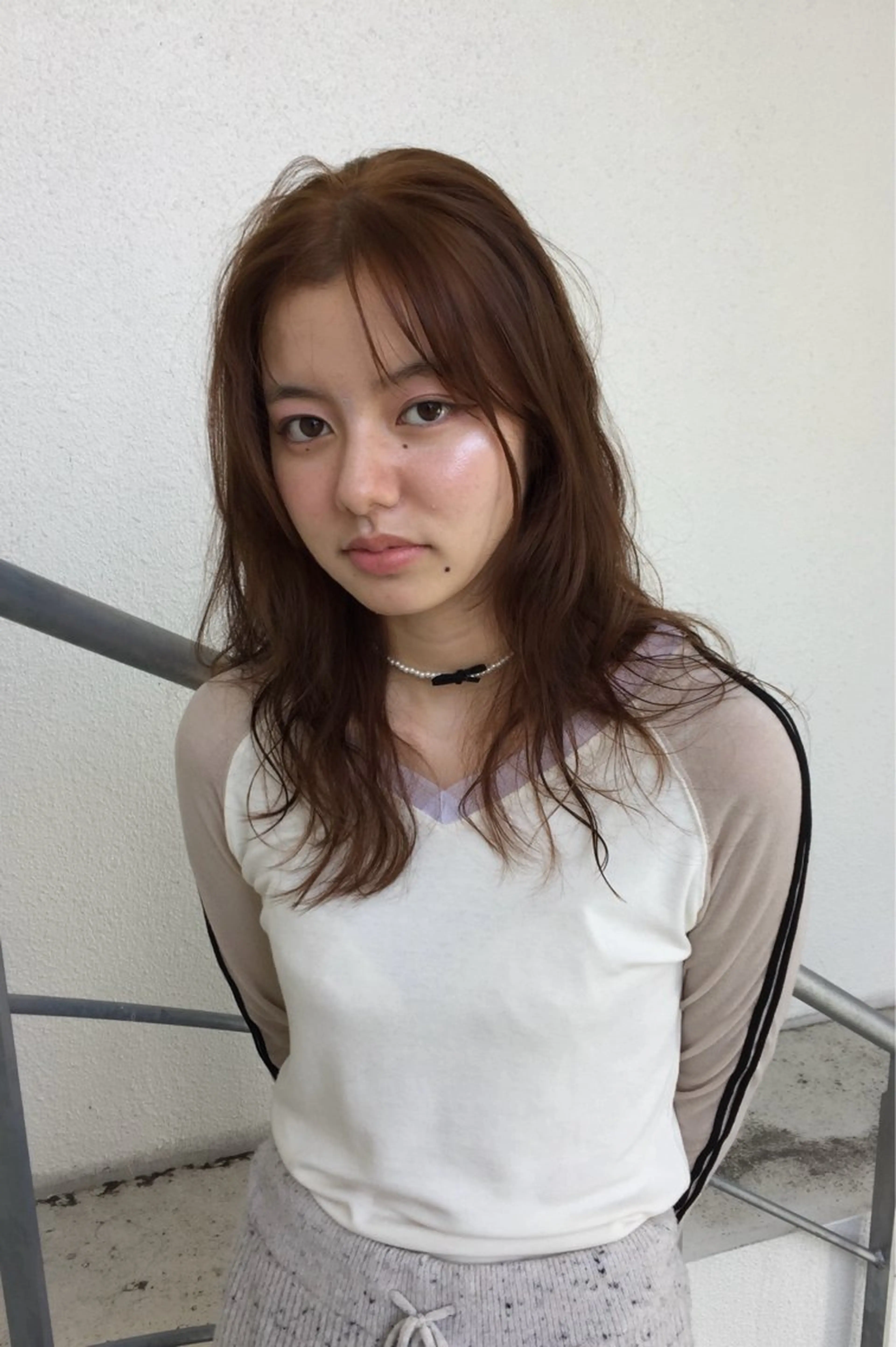 カラー 小長谷 夕菜のヘアスタイル