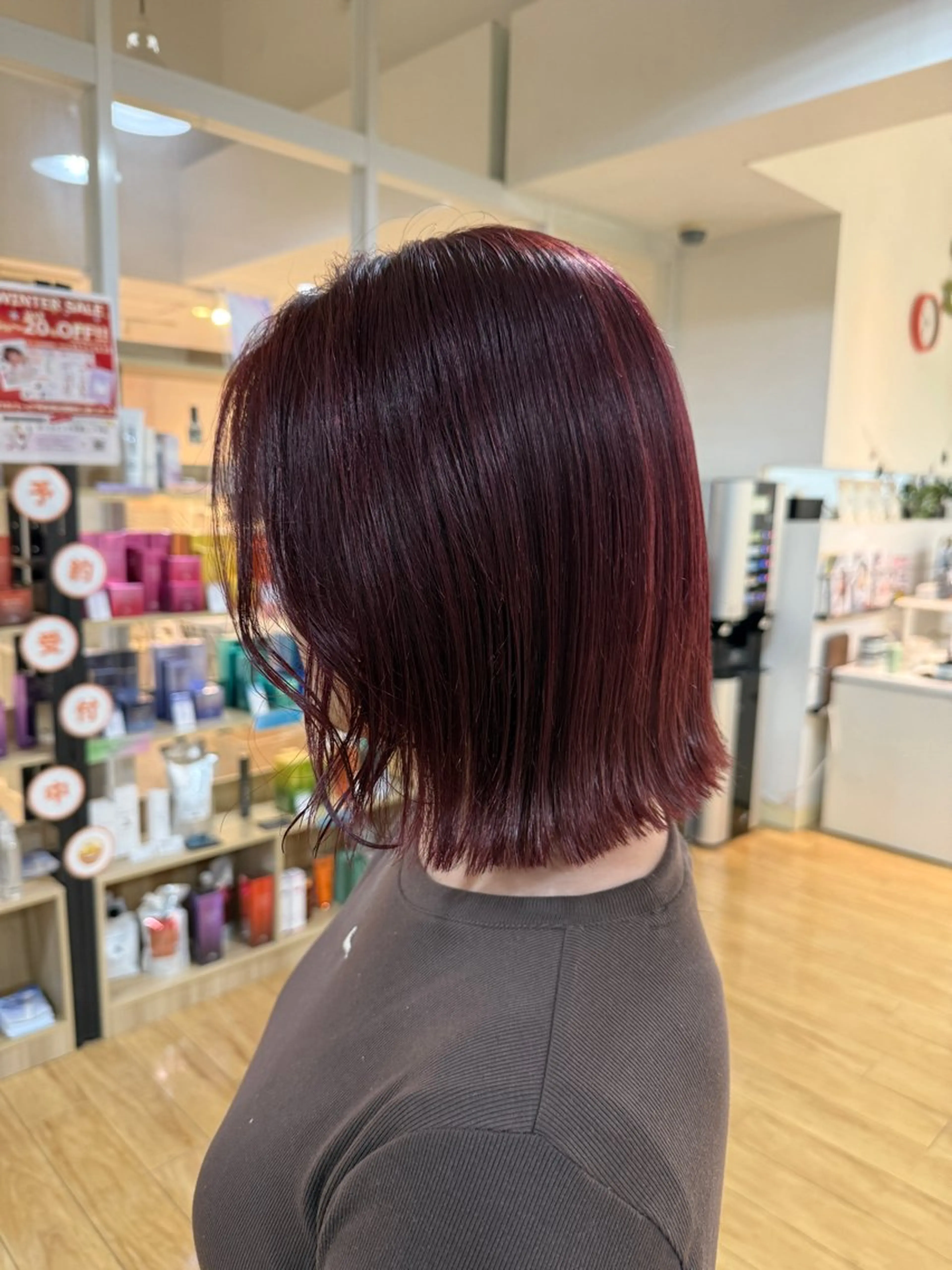 ショート カラー ヘアカラー トリートメント 鹿児島 聖来のヘアスタイル