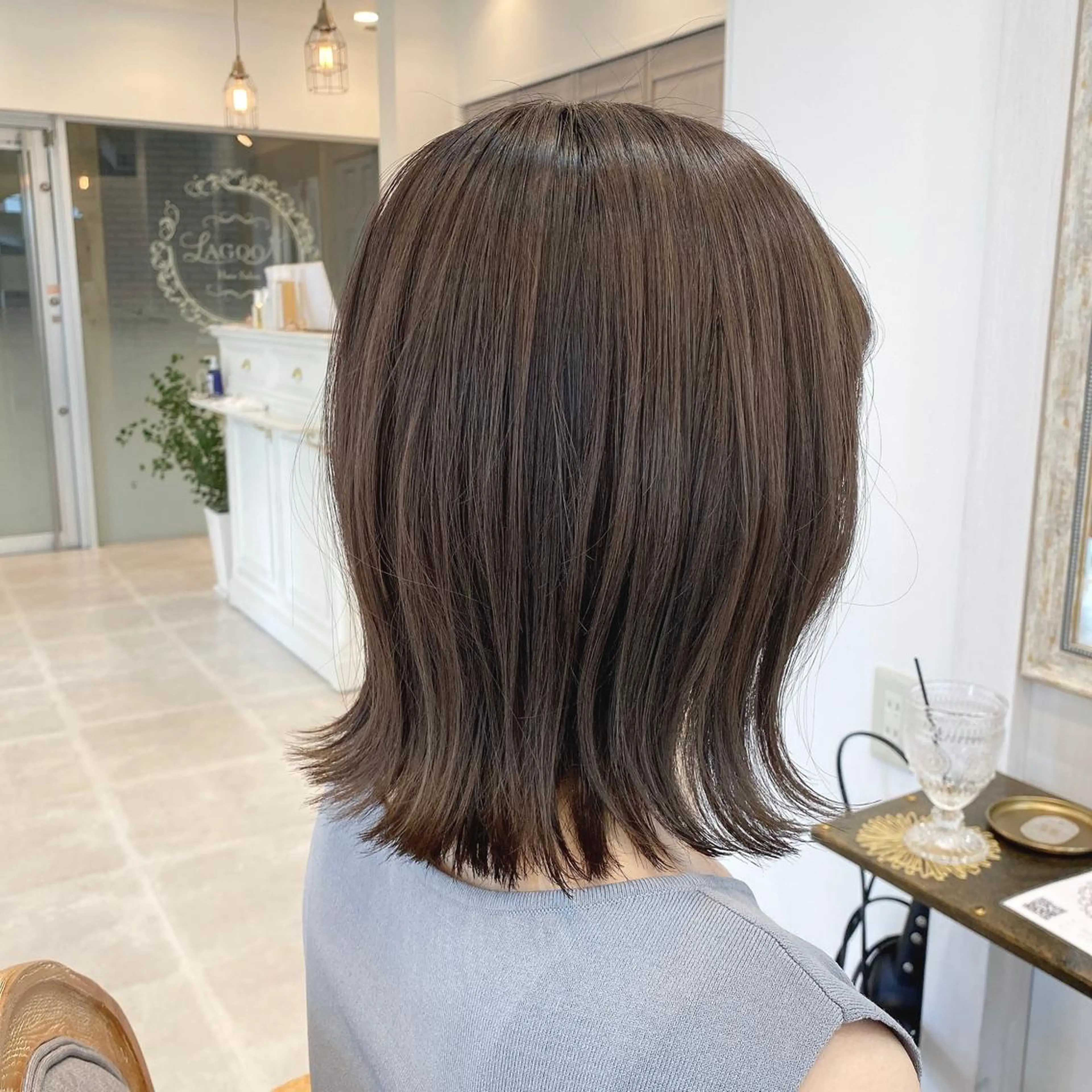 ショート カラー ブリーチなし✨艶髪 カラー𓃲YAGIのヘアスタイル