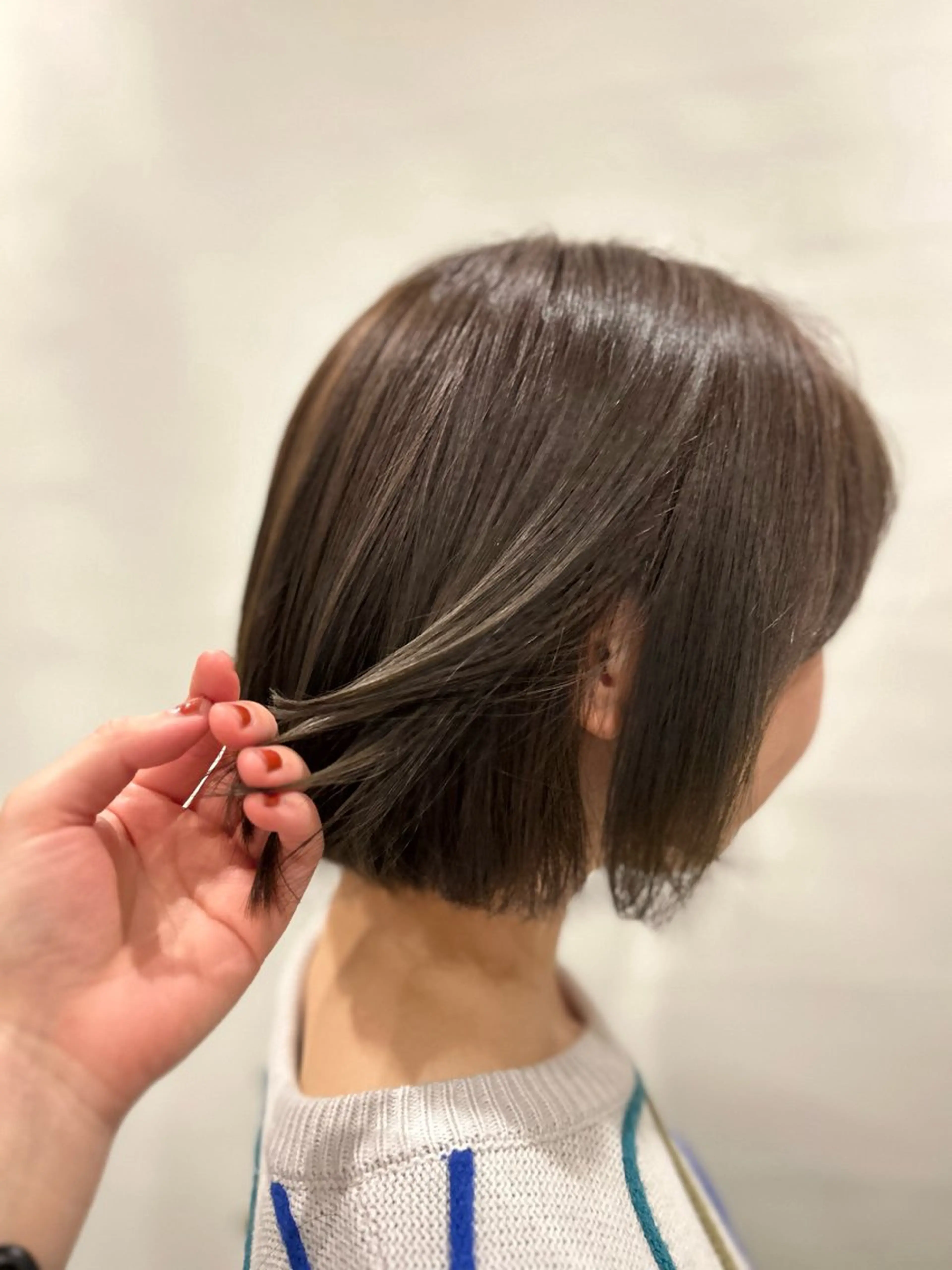 ショート カラー 日南乃/柔らか ブラウンカラーのヘアスタイル