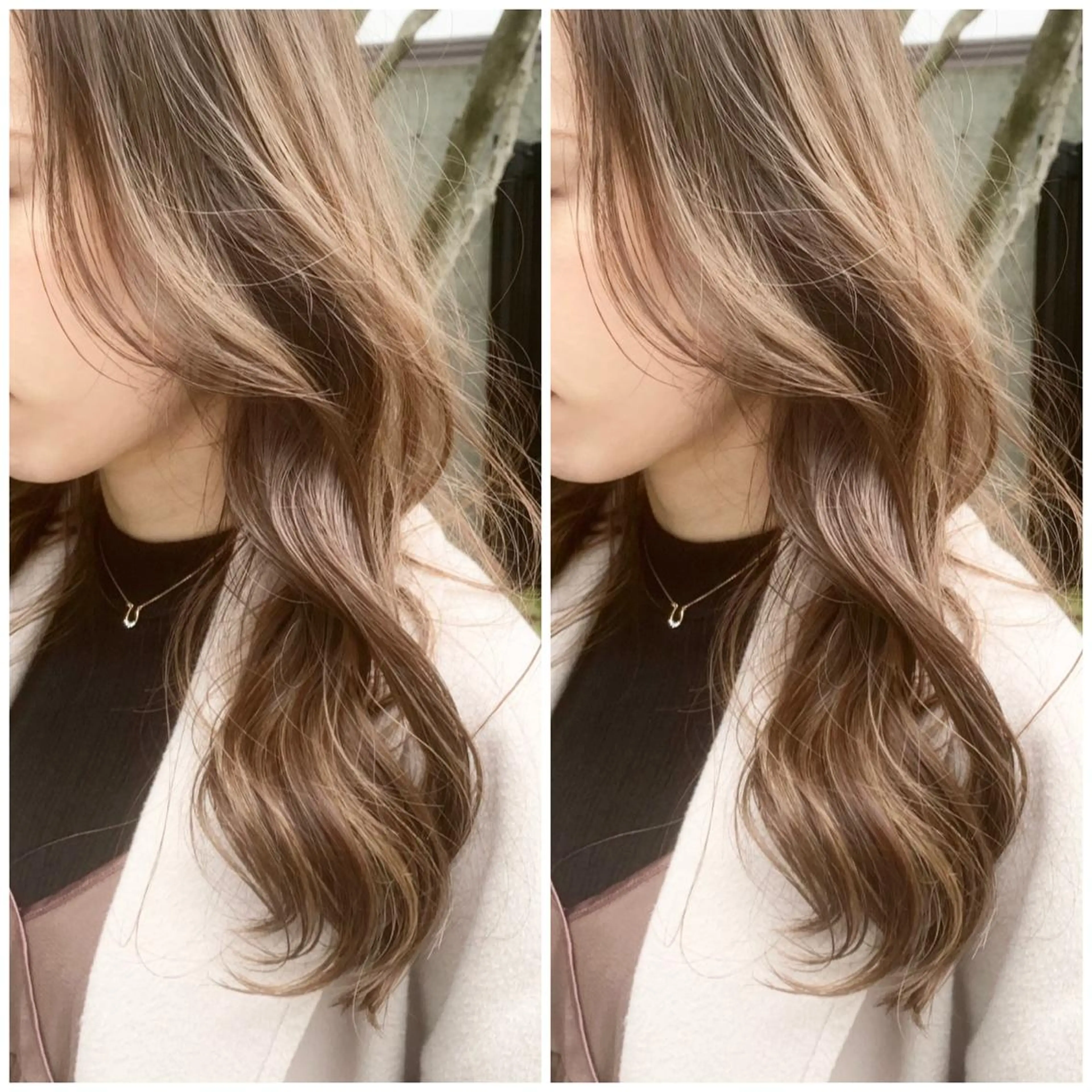 ロング カラー ヘアアレンジ ブラウンカラー ハイライトカラー ハイライト ヘアカラー トリートメント ヘアセット ハイトーン/美髪矯正 🍃大江拓実のヘアスタイル