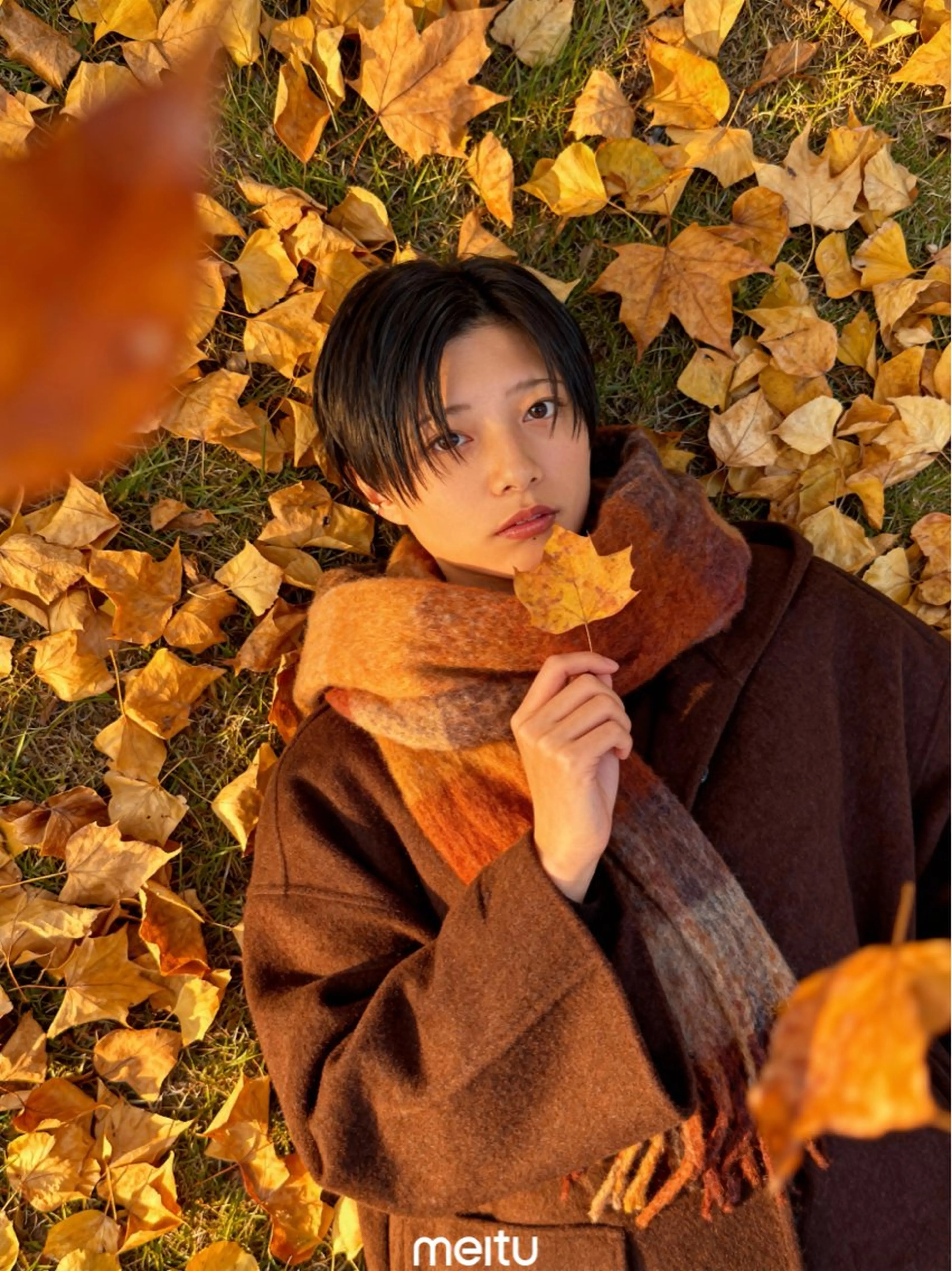 ショート カラー カット パーマ トリートメント 女性が憧れる ショート/角田愛和のヘアスタイル