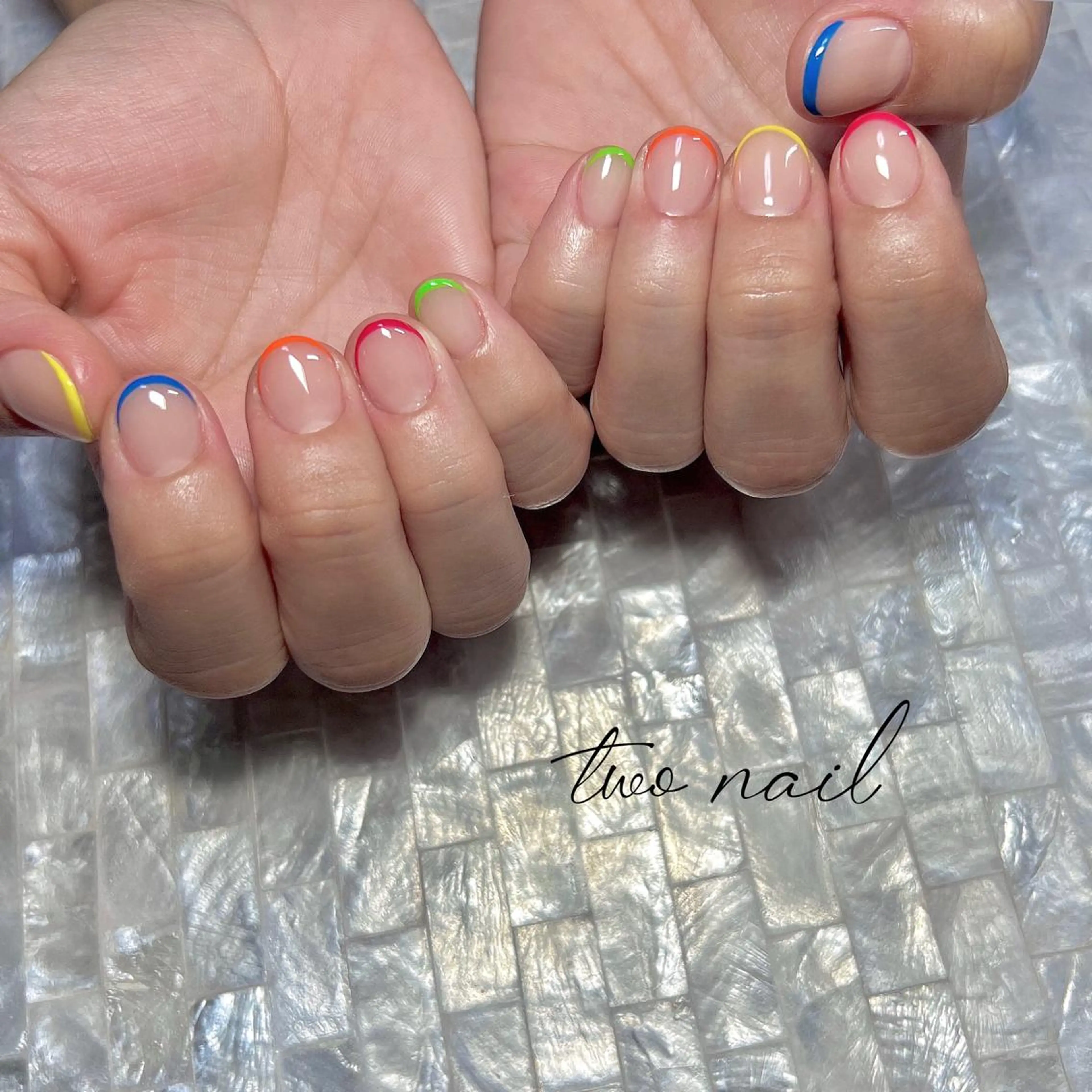 ネイル アートネイル フットネイル ハート ニュアンスネイル オフィスネイル ハンドネイル two nailのネイルデザイン