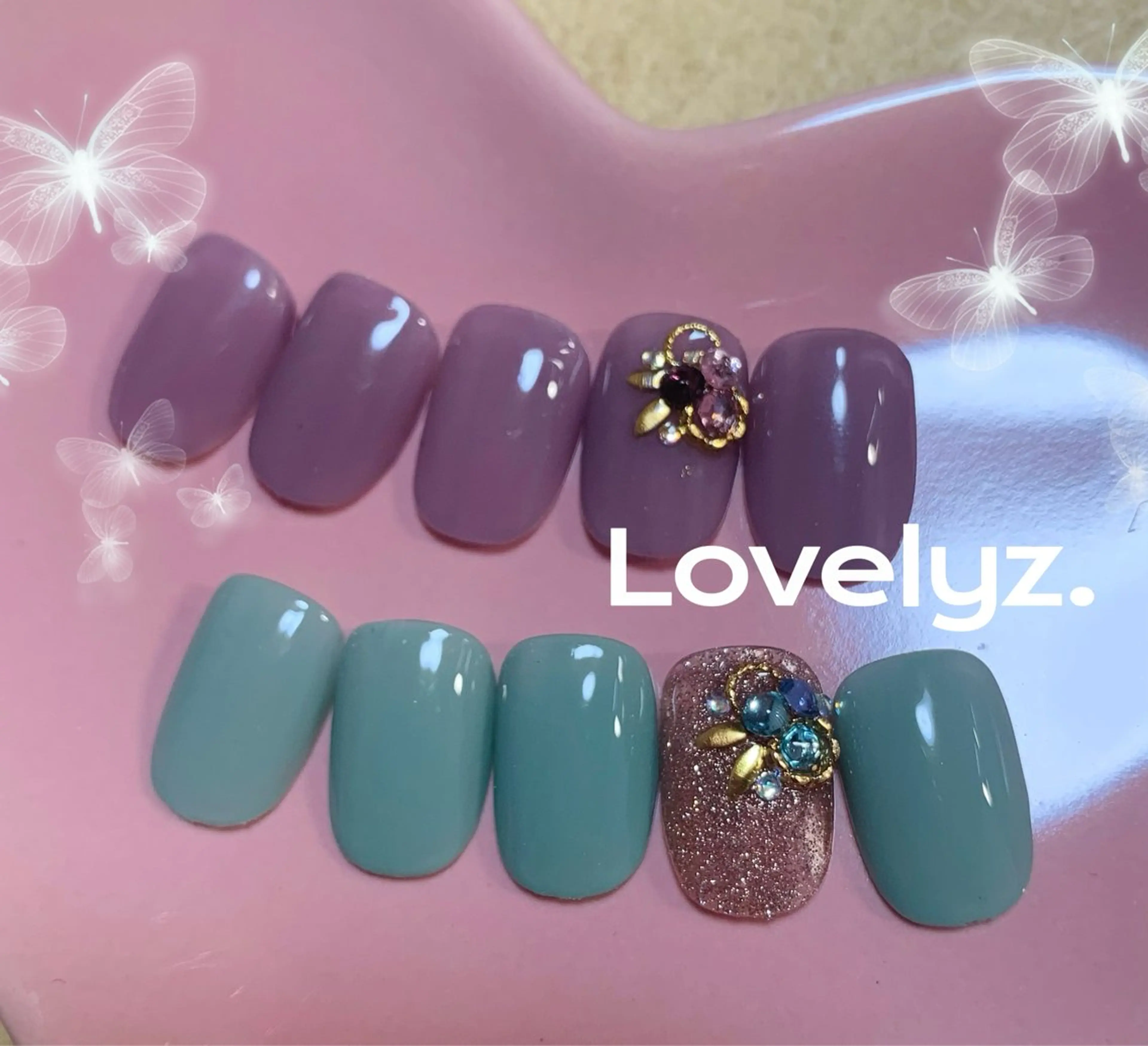 ネイル シンプルネイル Nail Salon Lovelyz.所属・Nail Salon Lovelyz.のネイルデザイン