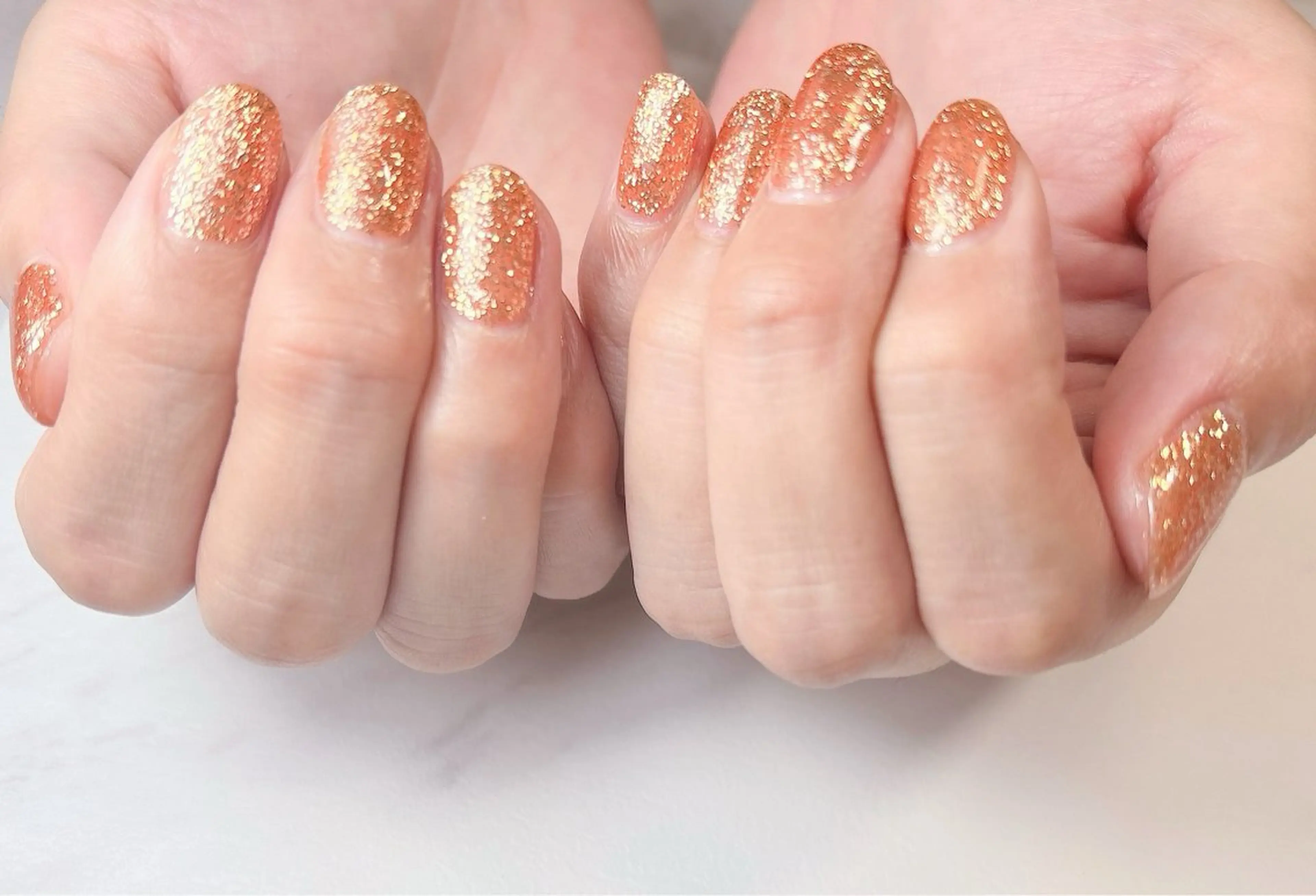 ネイル キラキラネイル ラメ(グリッター) ワンカラーネイル mi hoのネイルデザイン