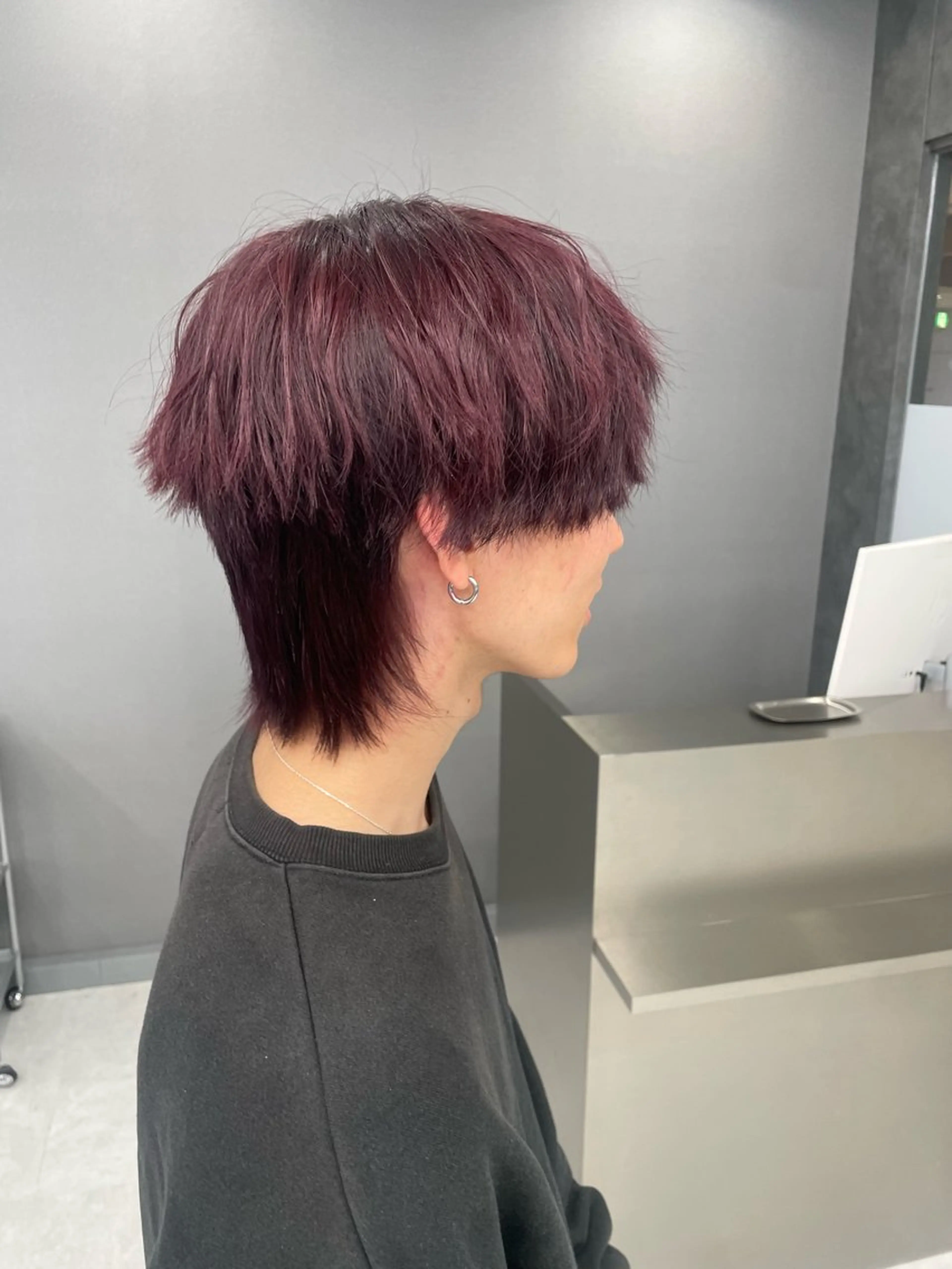 カラー ヘアアレンジ メンズ メンズウルフ🐺♡ ブリーチ♡ヘアメ🎀のヘアスタイル