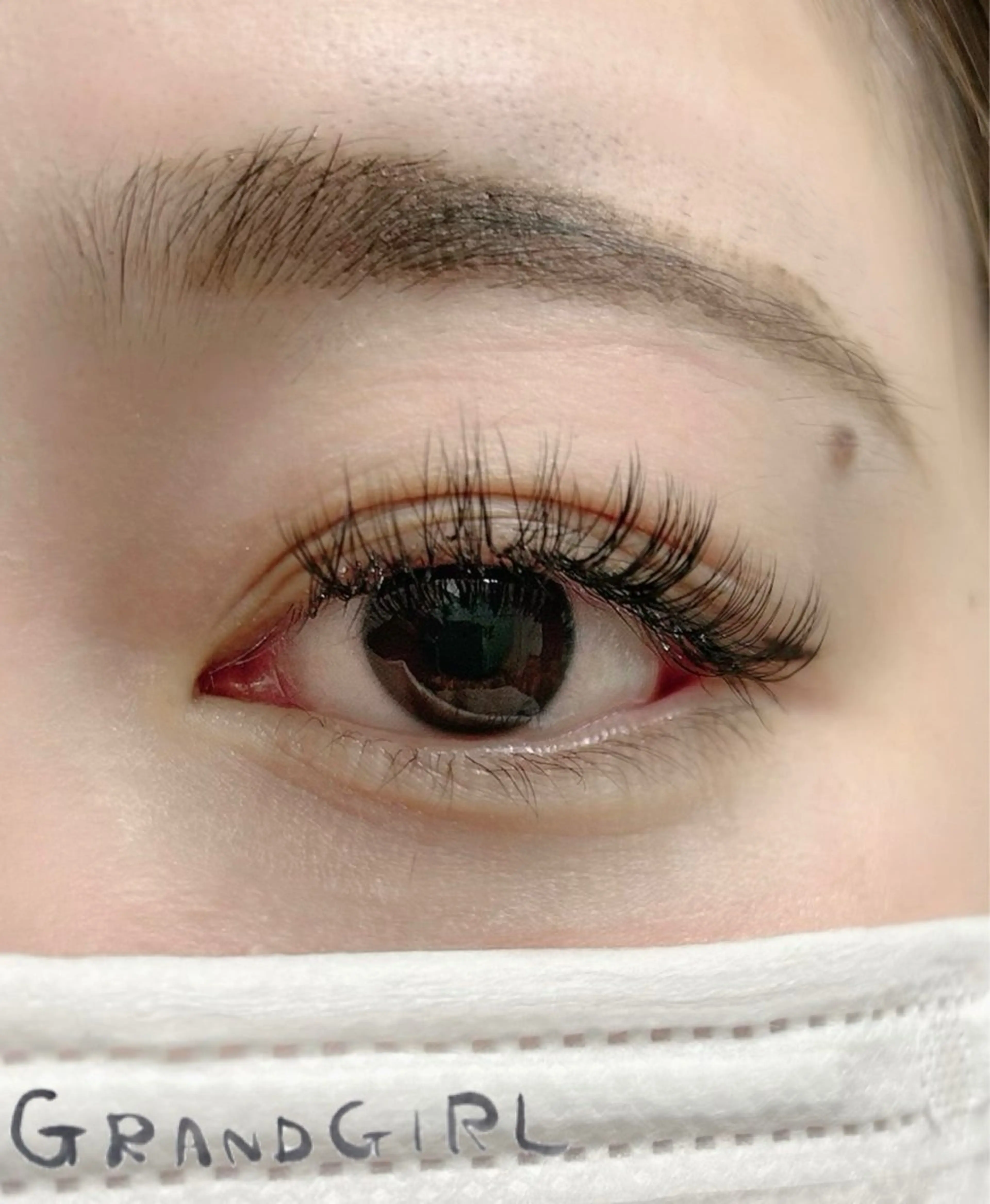 マツエク・マツパ バインドロック フラットラッシュ まつげパーマ 一重×まつ毛パーマ マツエク ヨシダ セリナのマツエク・マツパデザイン