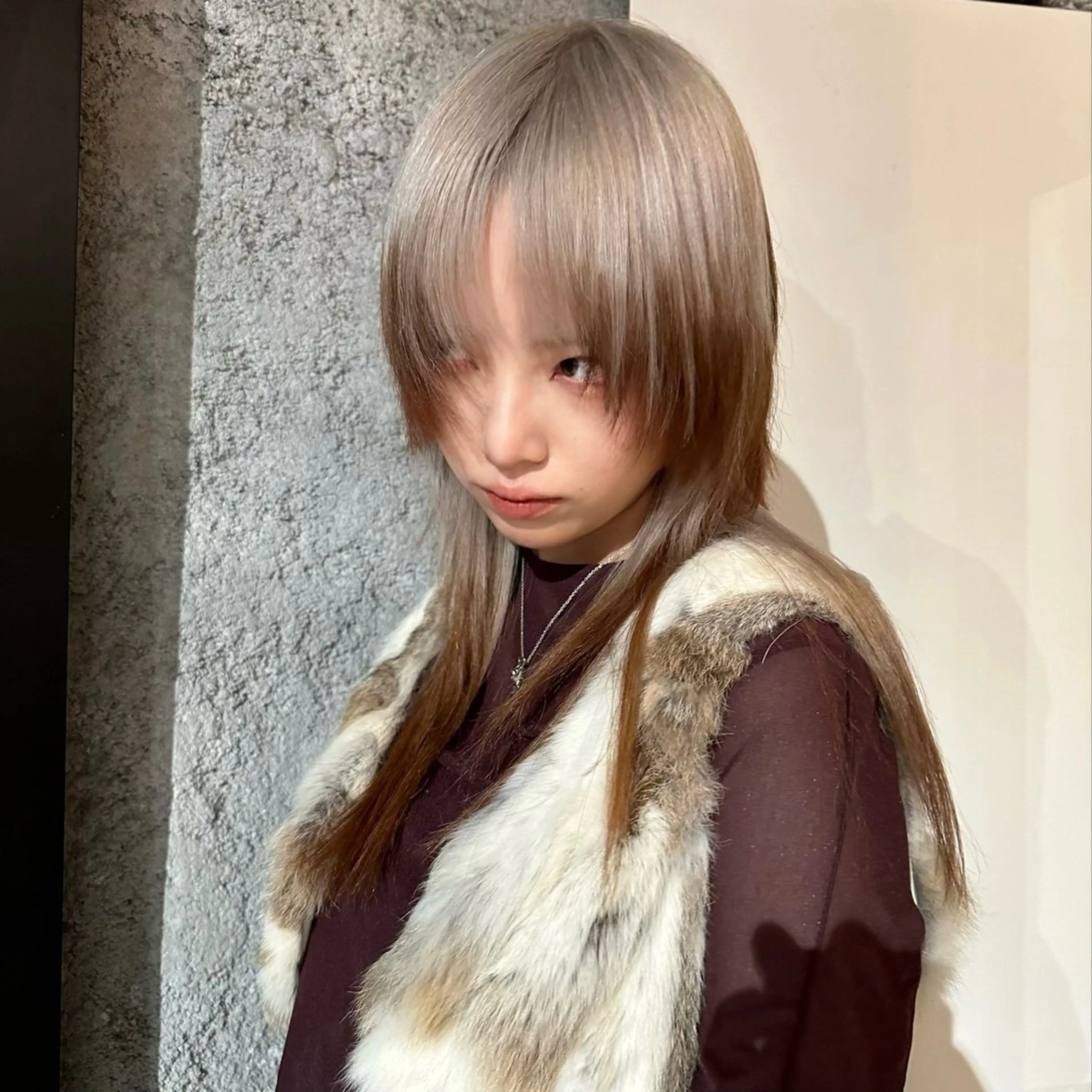 ロング カラー ベージュカラー ブラウンカラー ブラウンベージュ bloc japon所属・ﾌﾞﾚｲｽﾞ˚✧₊⁎ ﾚｲﾔｰToriのヘアスタイル