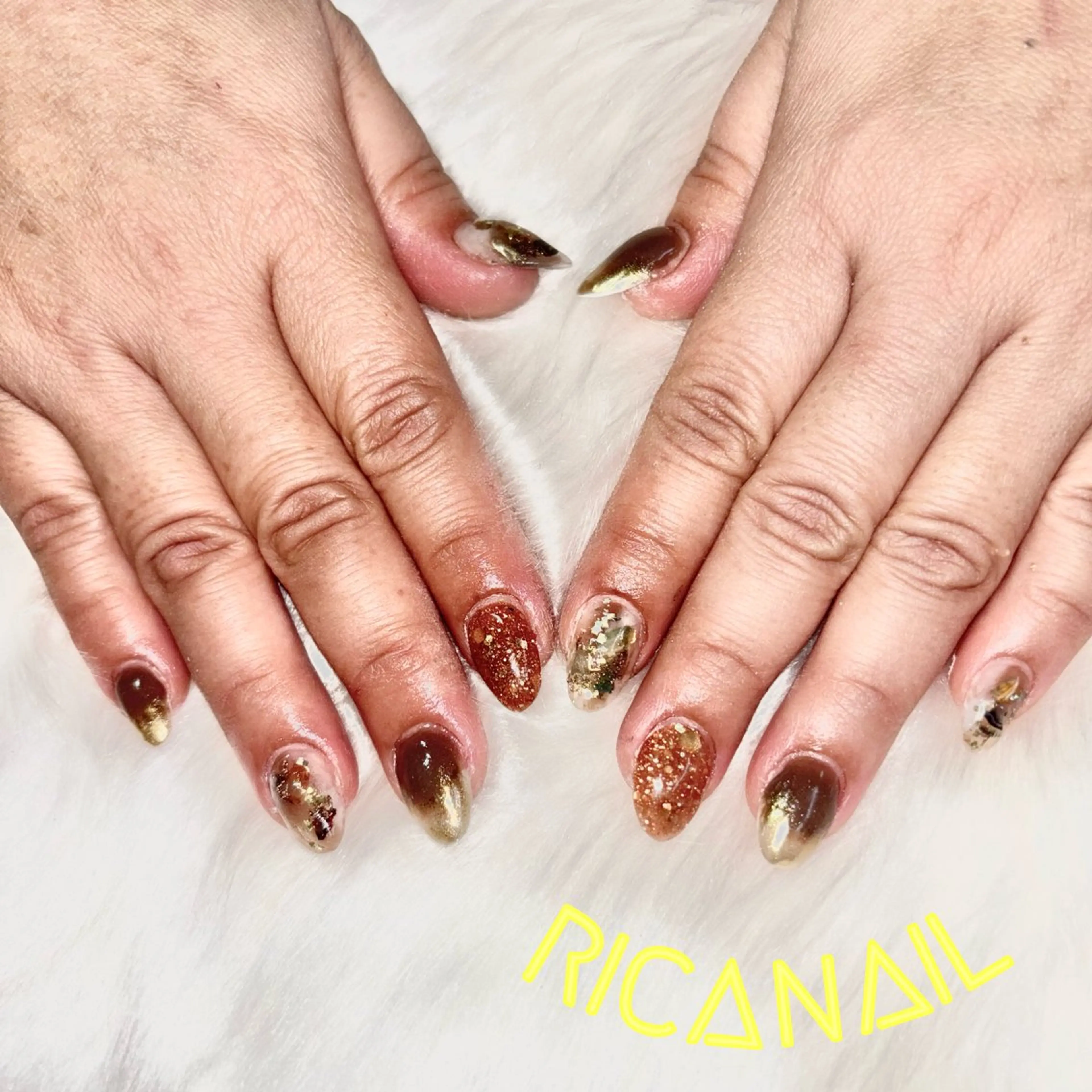 ネイル ジェルネイル スカルプネイル RicaNail 自宅サロンのネイルデザイン