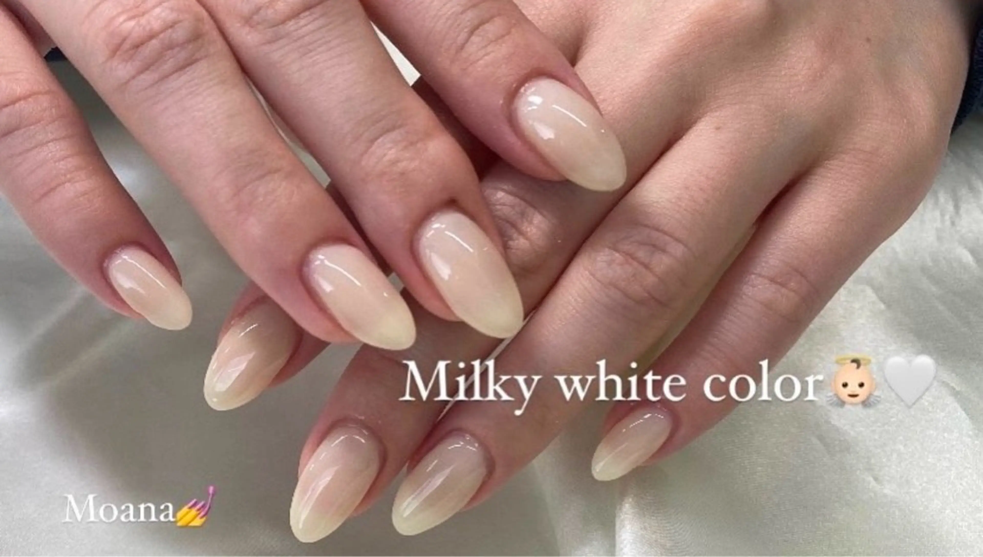 ネイル ワンカラーネイル ハンドネイル Moana manamiのネイルデザイン