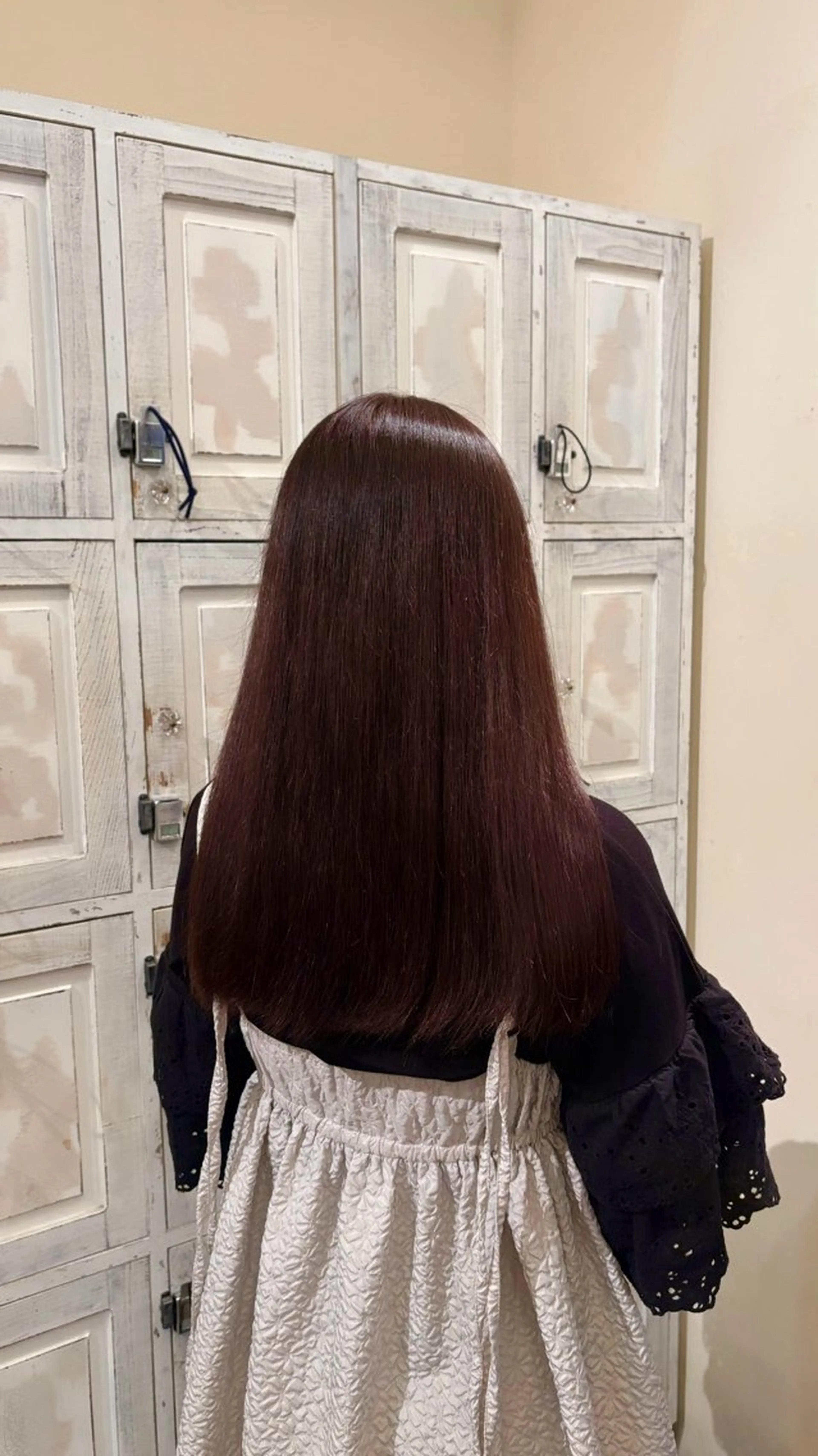 ロング カラー ヘアカラー ルプラボウ/ 内藤ほのか/艶カラーのヘアスタイル