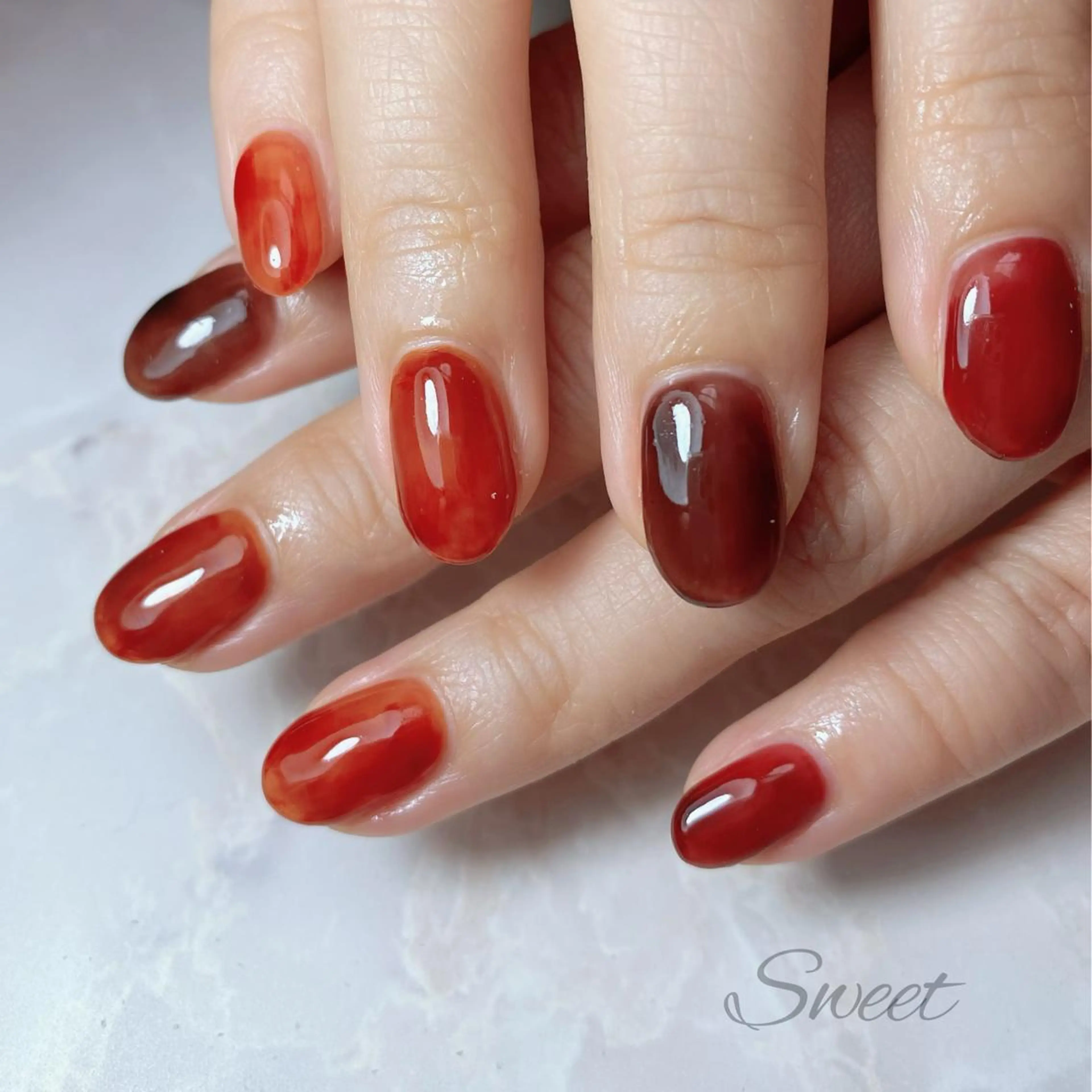 ネイル sweet 仲野陽子のネイルデザイン