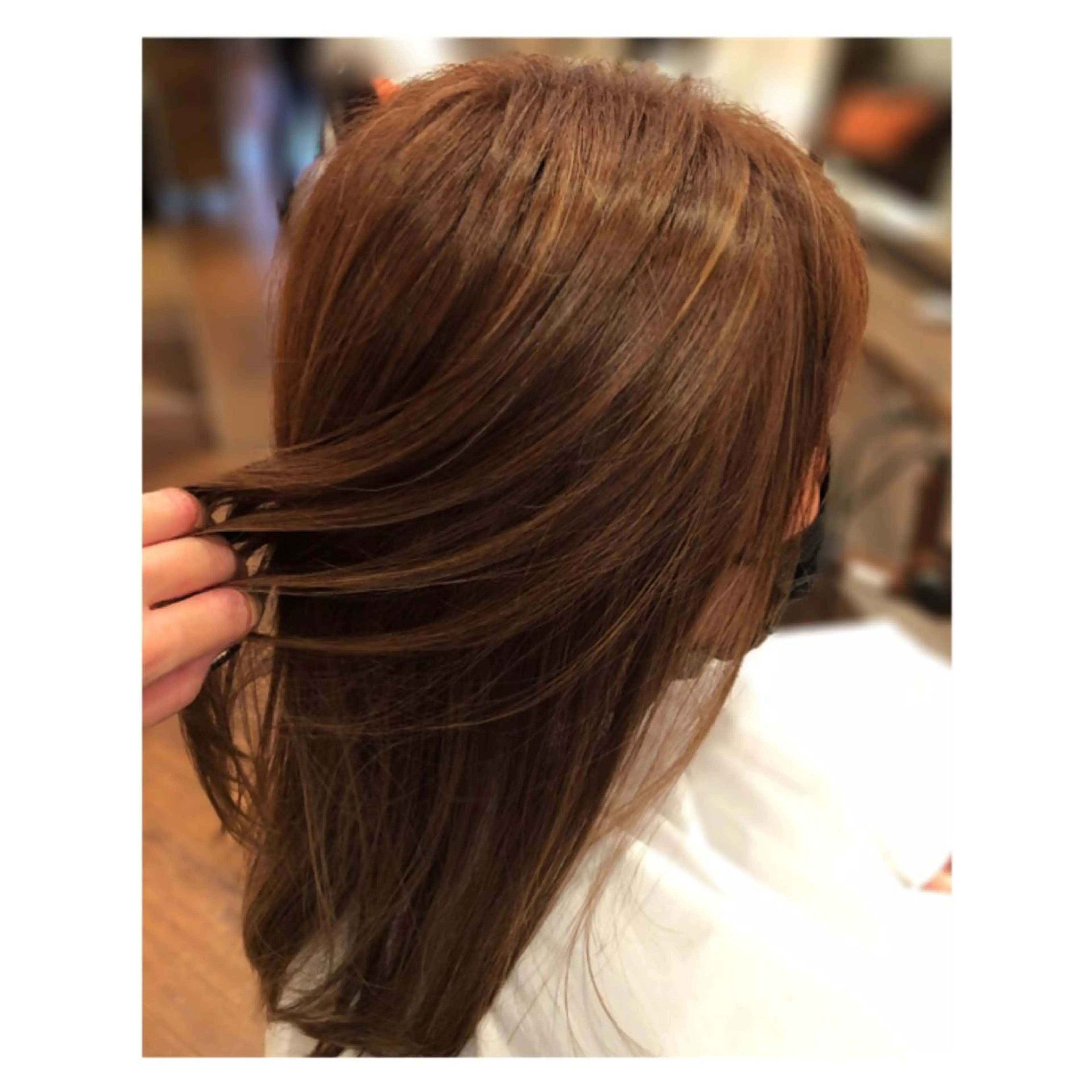 ロング カラー ハイライトカラー ハイライト まちだ ひとみのヘアスタイル