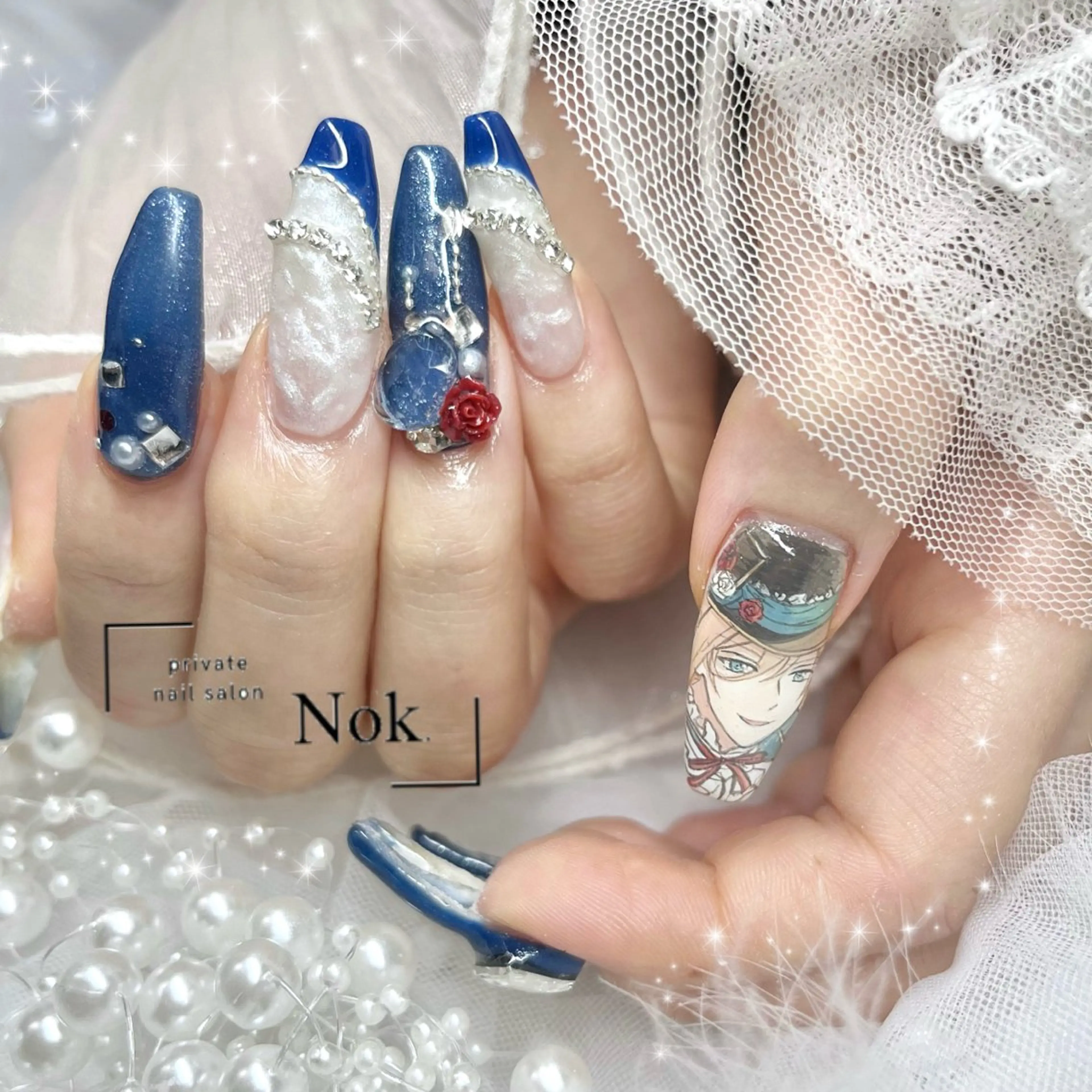 ネイル ハンドネイル 池袋痛ネイル Nok. 渡辺のネイルデザイン