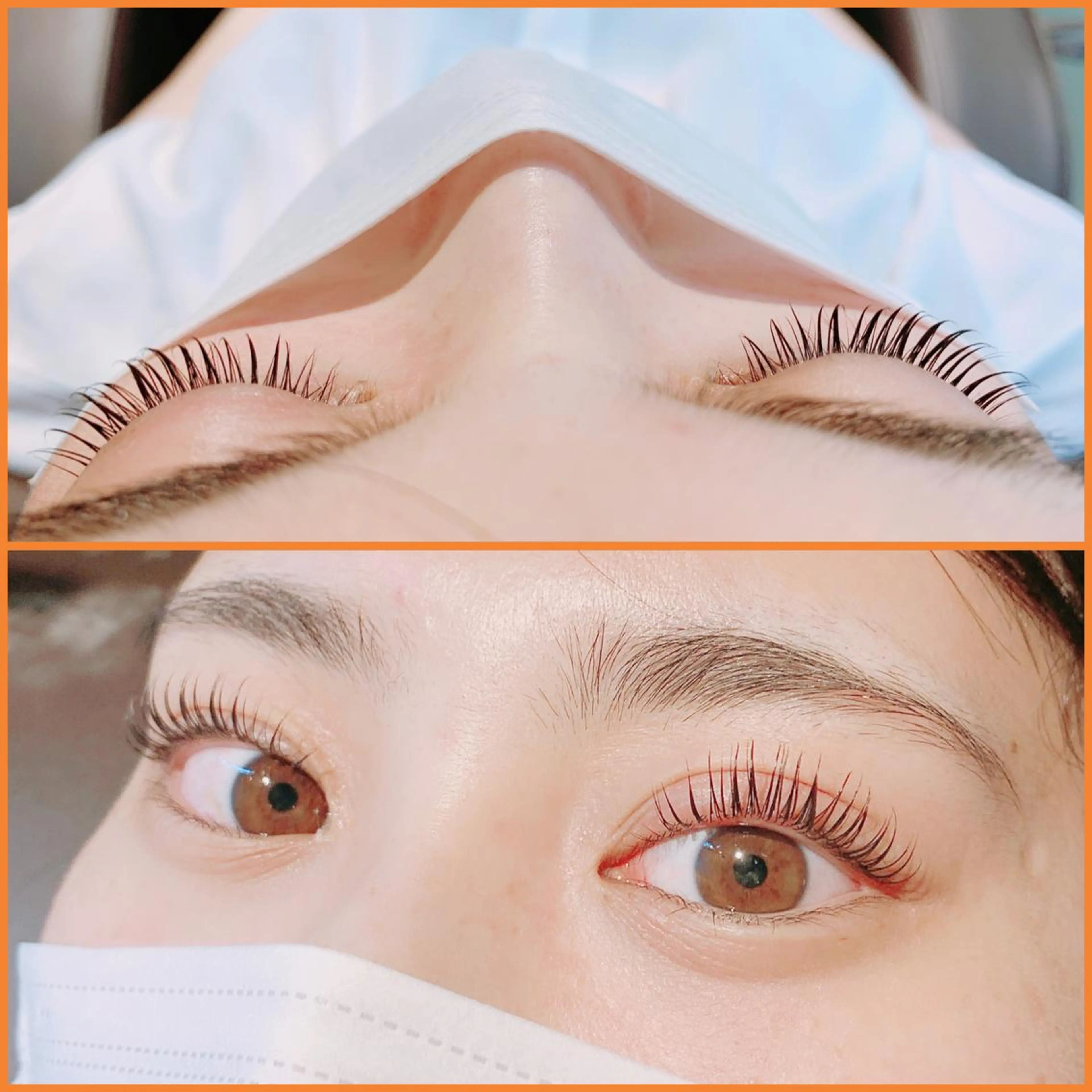 まつげパーマ💛🤍ケラチントリートメント付きの写真