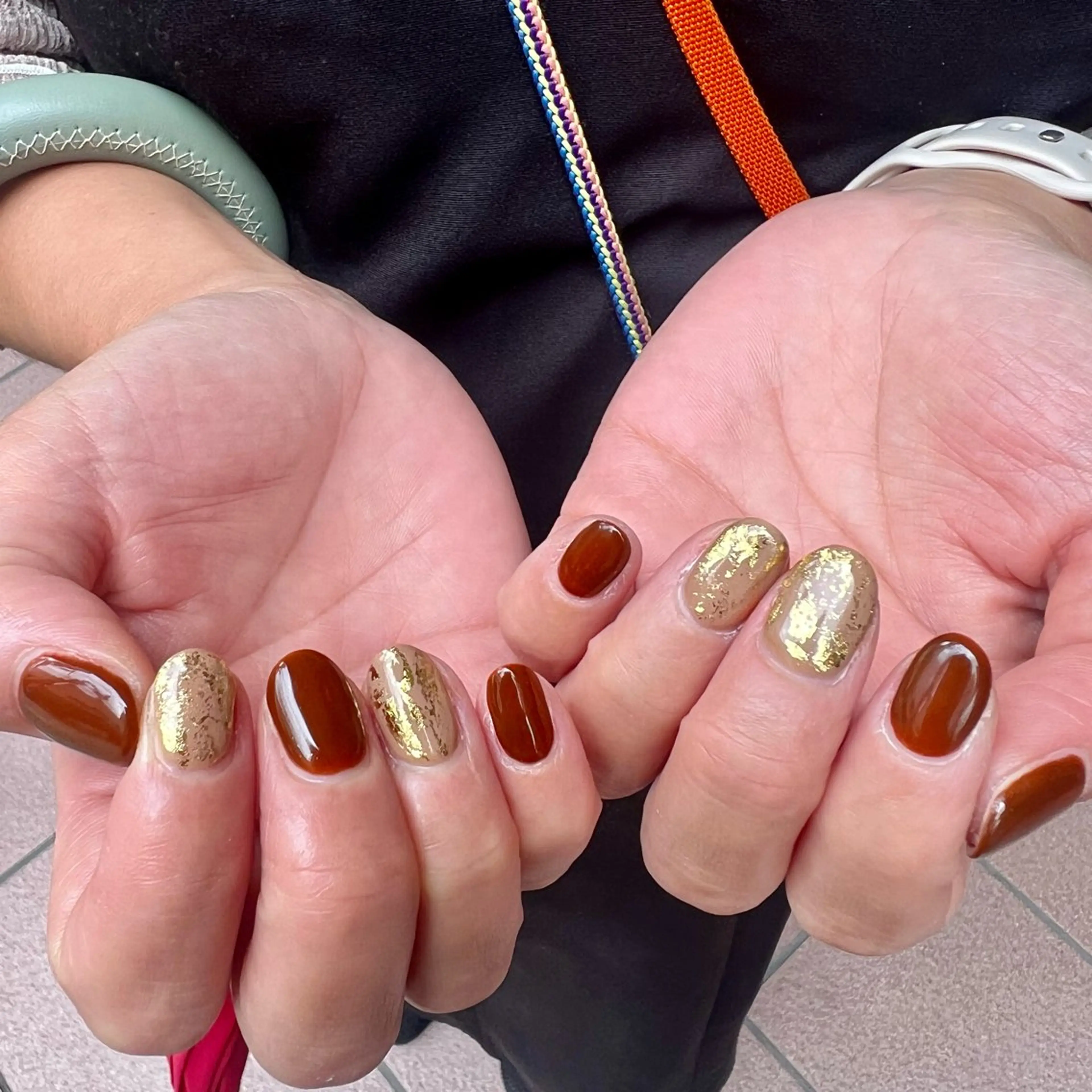 ネイル 持ち込み 新井 風花のネイルデザイン