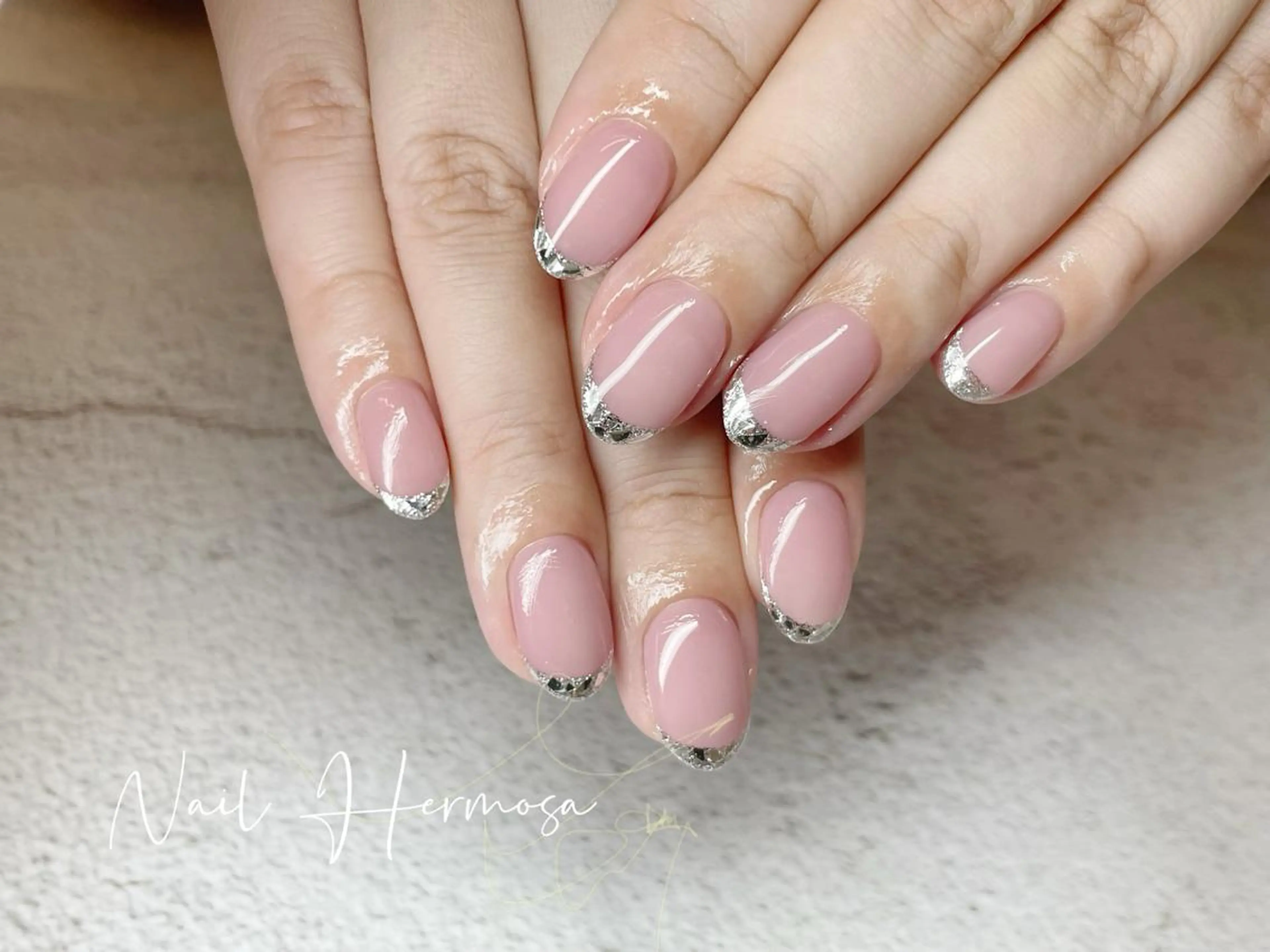 ネイル 桜ネイル 長さ出し フラッシュネイル フラワーネイル フットネイル ネイル エルモサのネイルデザイン