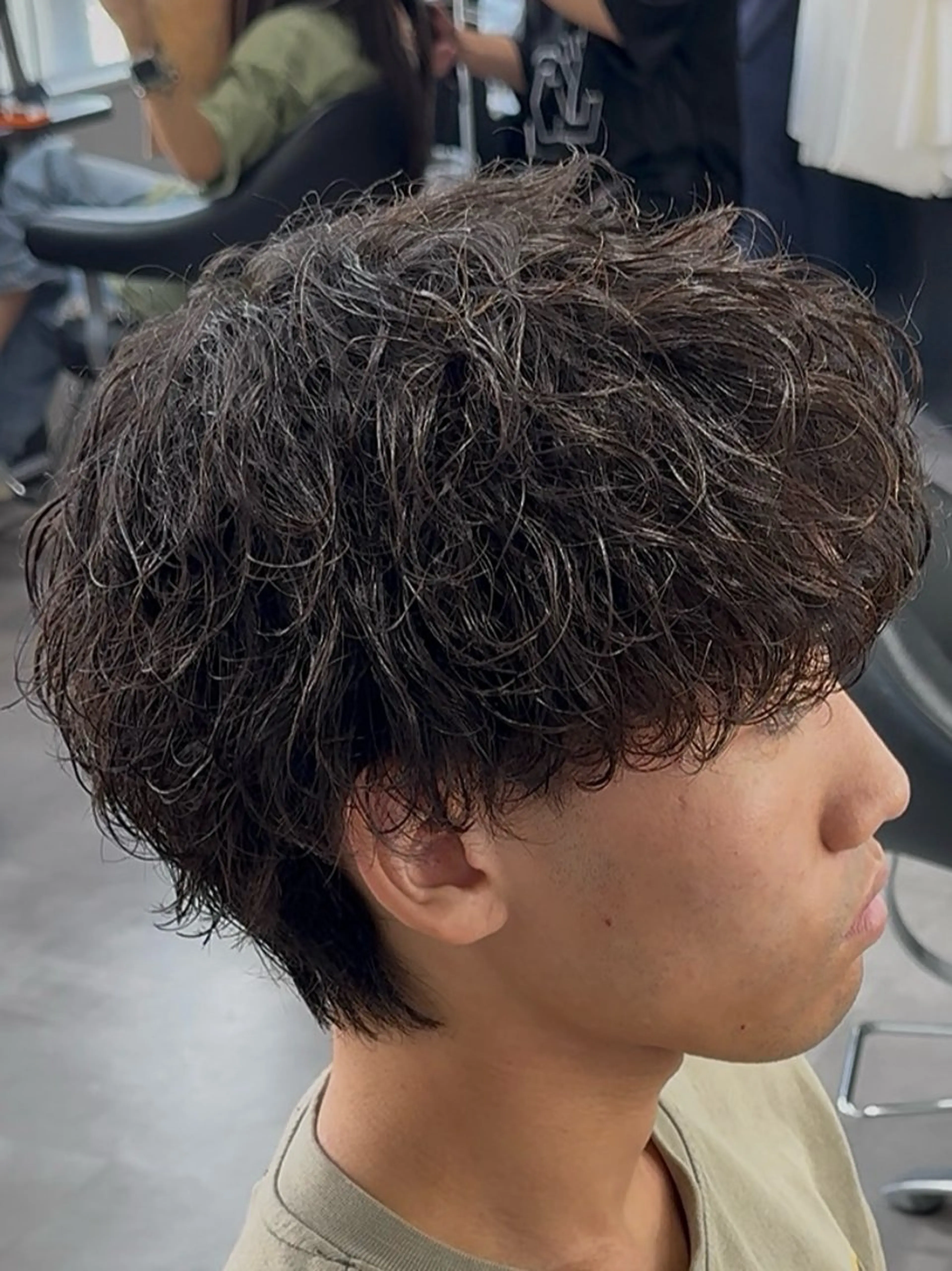 ショート カット パーマ 高橋 昂大のヘアスタイル