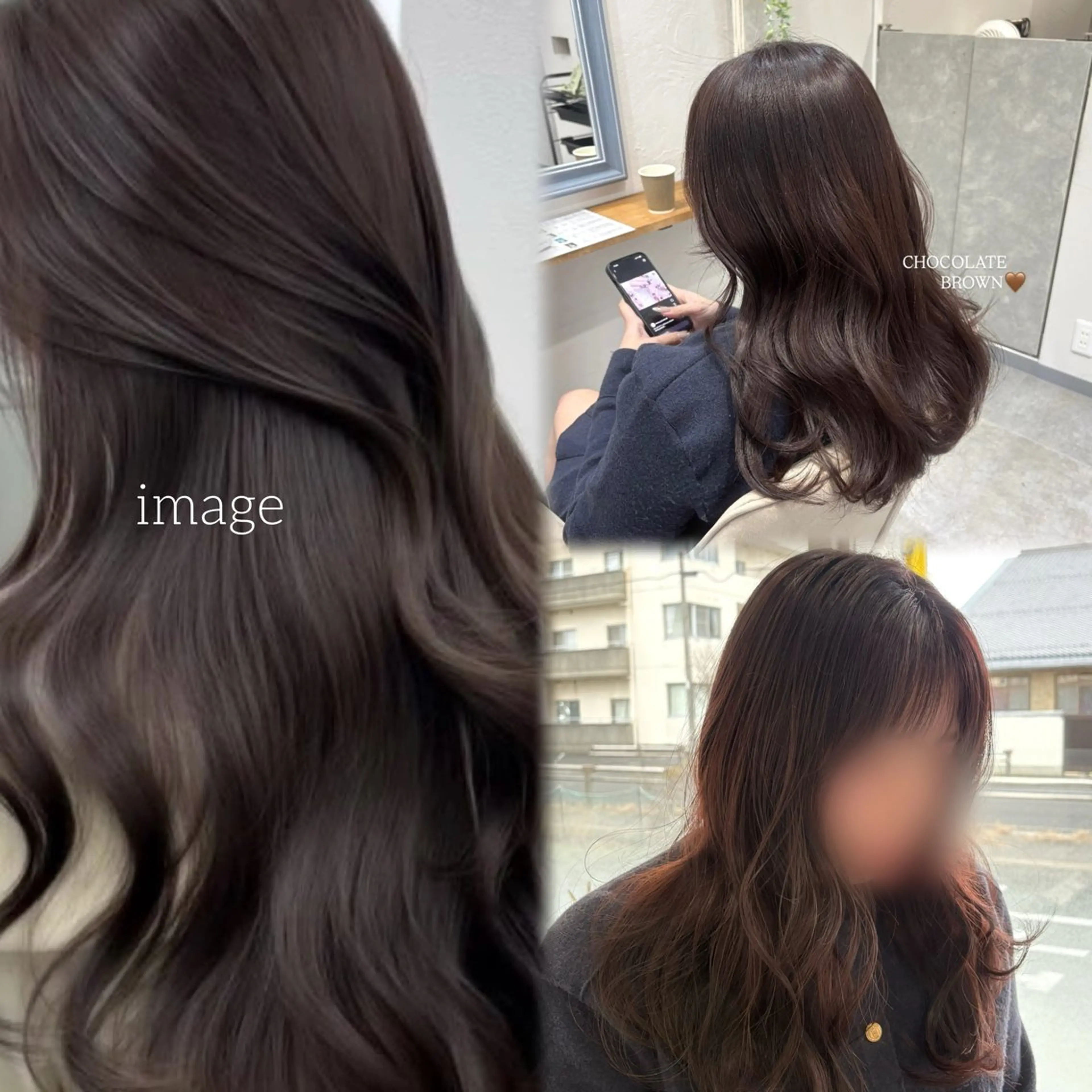 【平日限定】ブリーチなし艶カラー໒꒱の写真