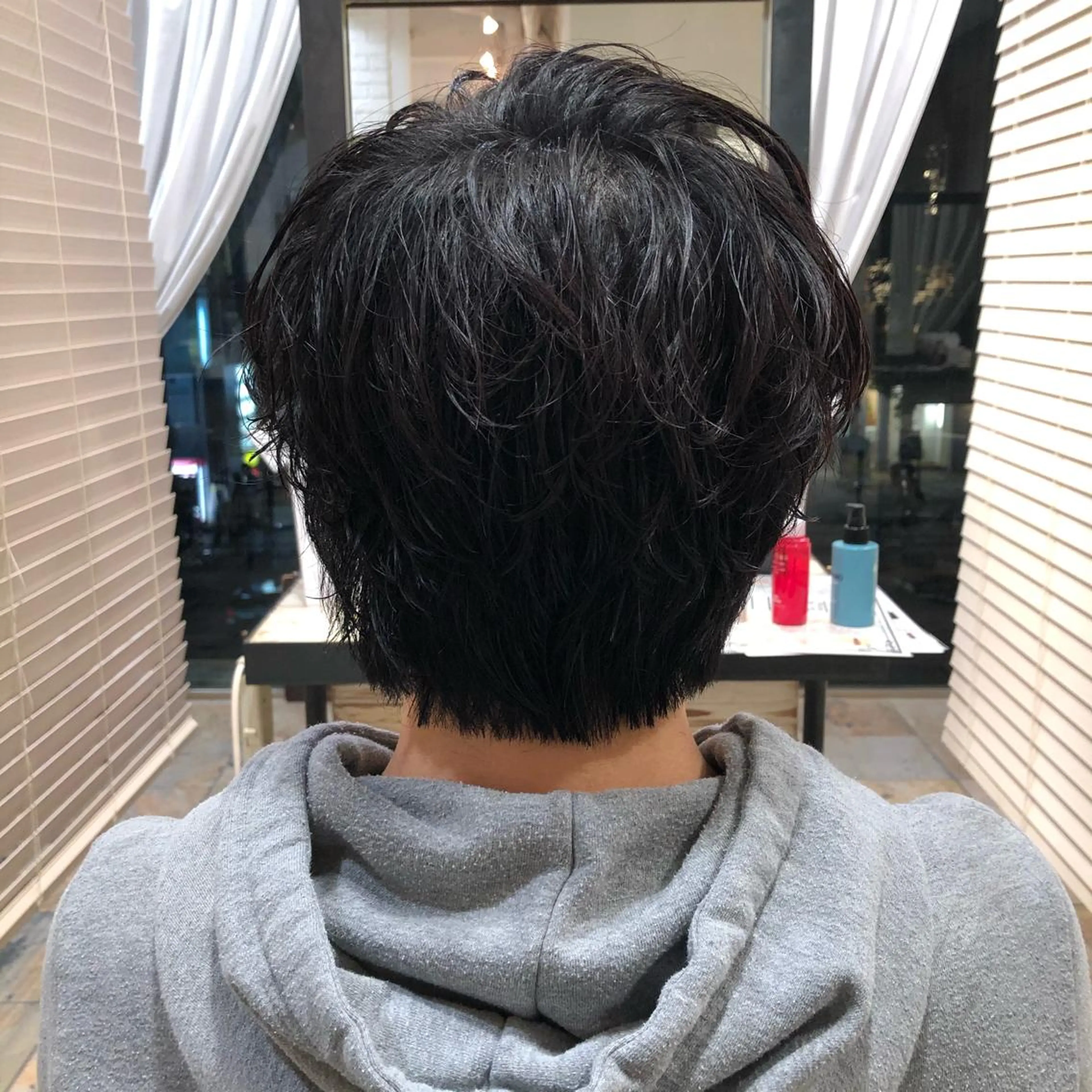 ショート カラー パーマ メンズ メンズサロン💈 吉岡陽【中野】のヘアスタイル