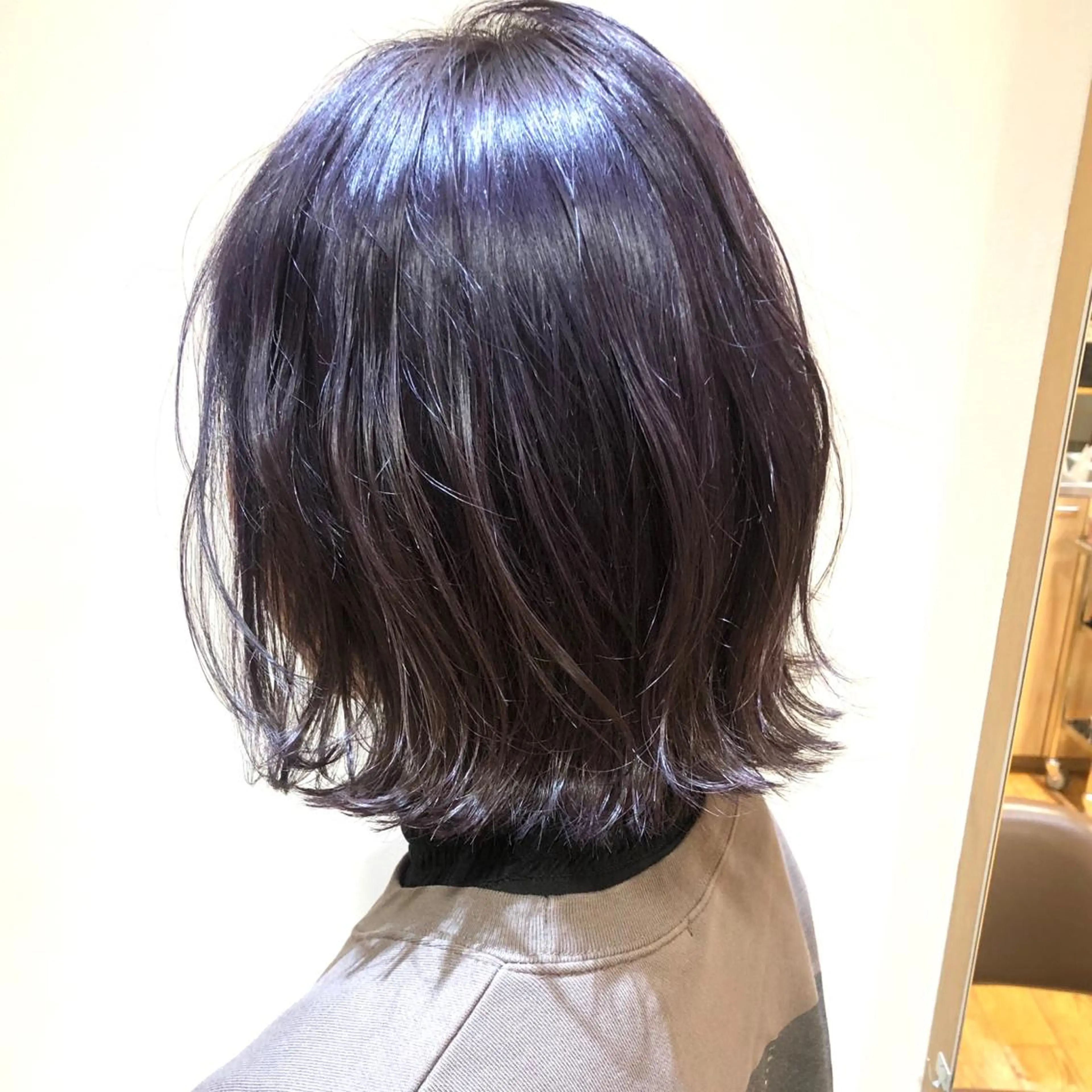 ショート パープルカラー ヘアカラー トリートメント 【髪質改善】 川津翔太のヘアスタイル