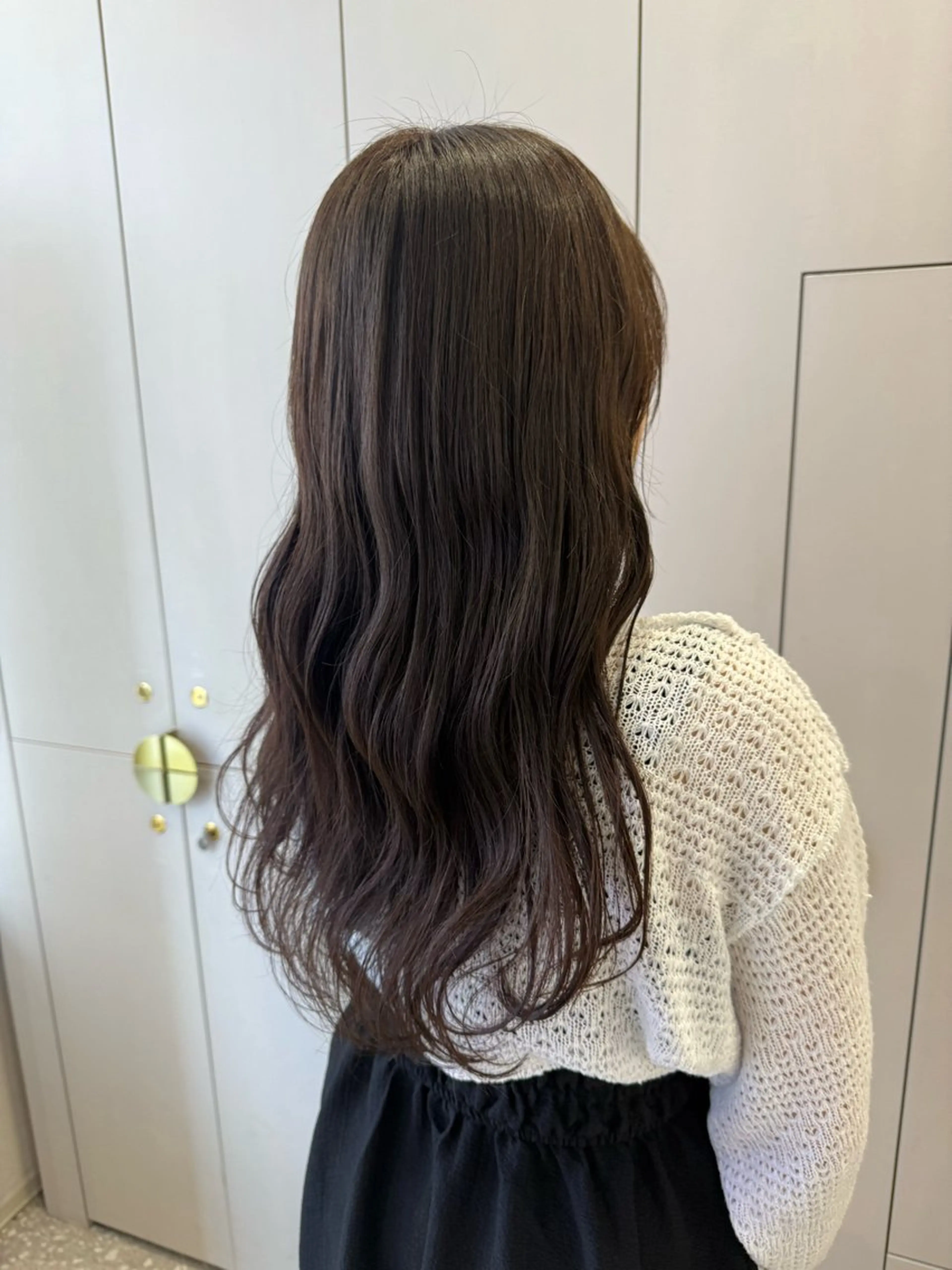 ロング カラー カット ヘアカラー トリートメント 暖色/オリーブカラー /中村未来🍒🫒のヘアスタイル