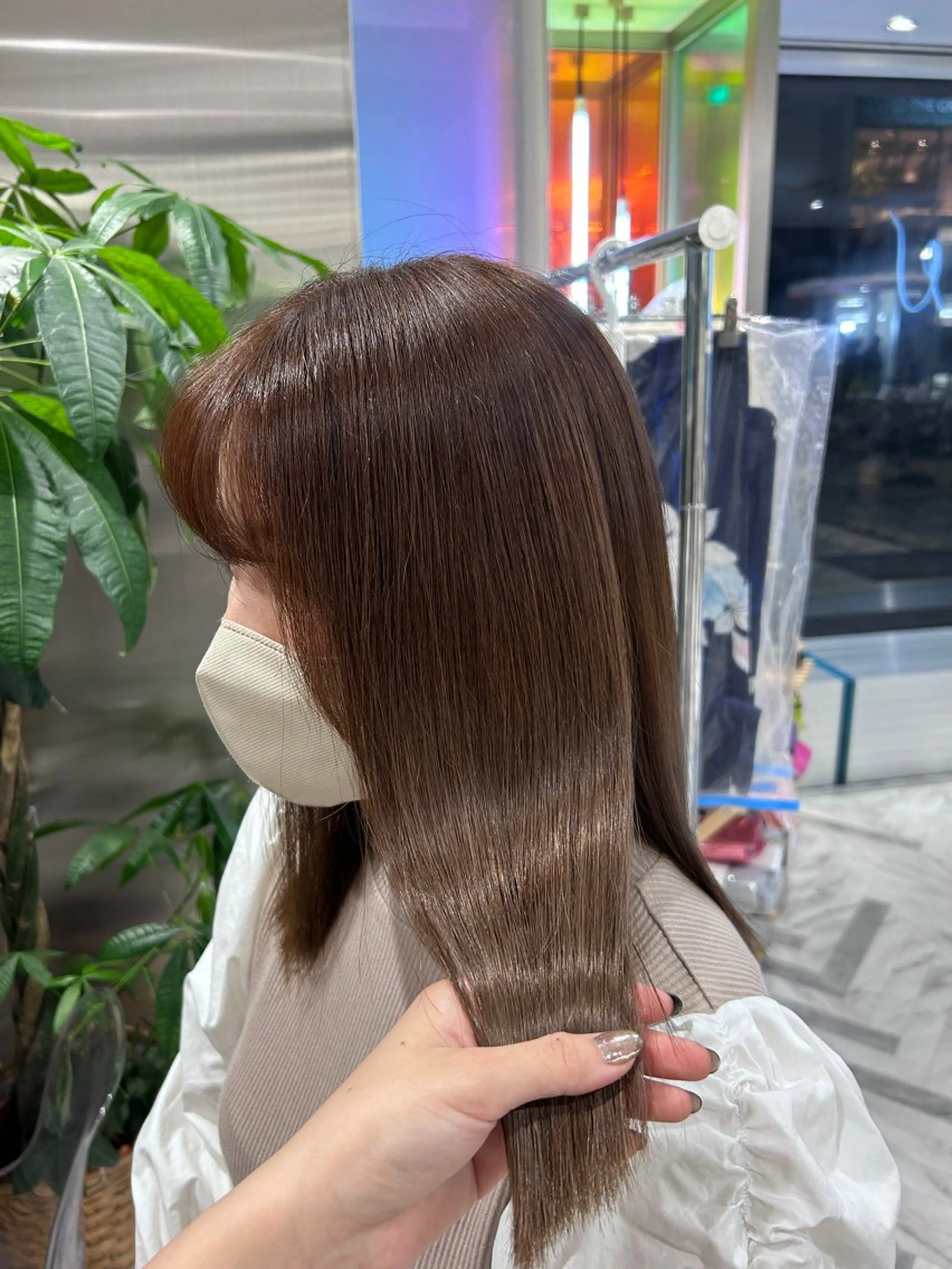 ショート ヘアカラー トリートメント 透明感ツヤカラー/ アイリスト/ゆきなのマツエク・マツパデザイン