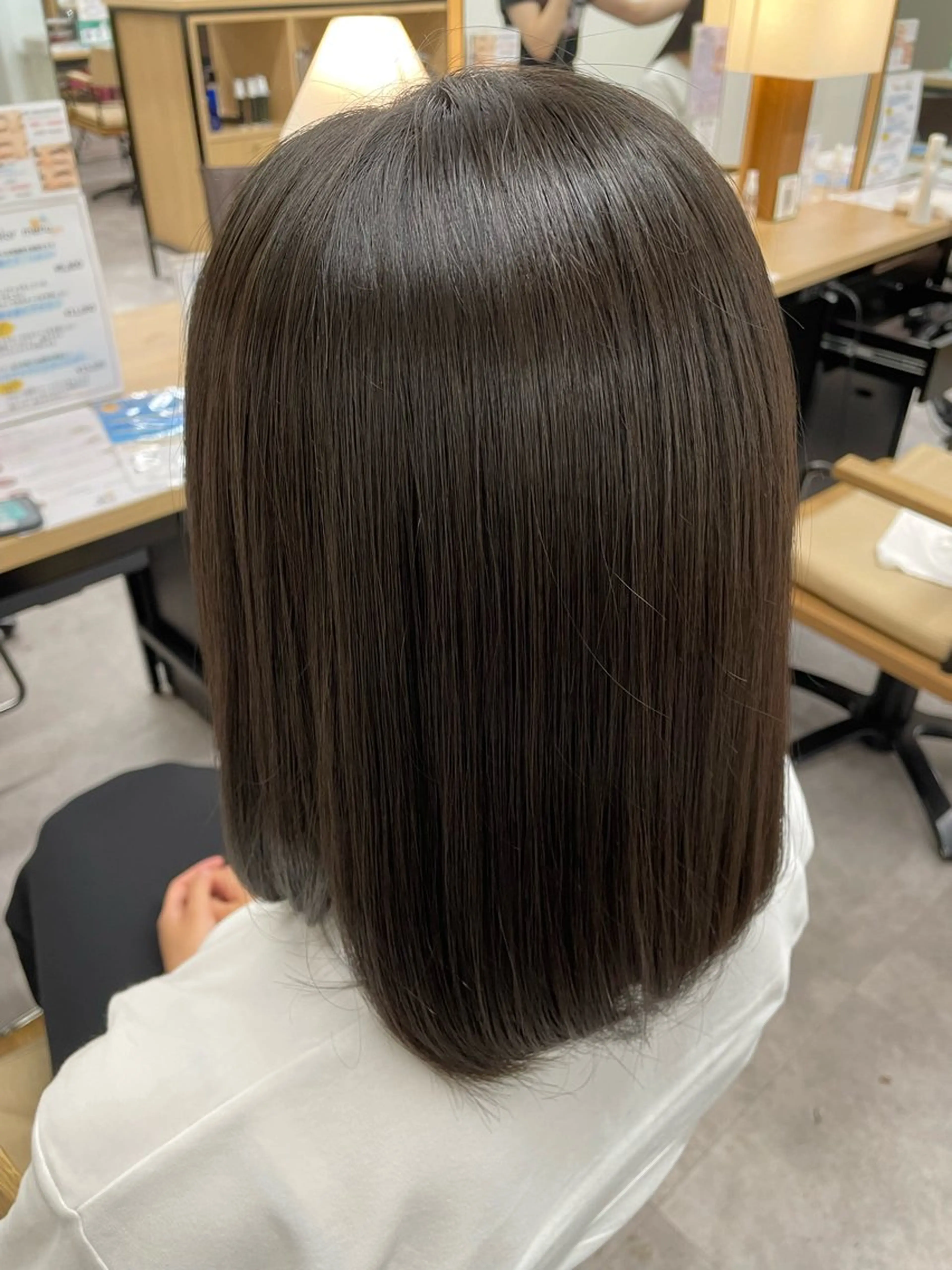 ミディアム くせ毛 髪質改善 トリートメント CARE ．KOBE所属・京谷 日向のヘアスタイル