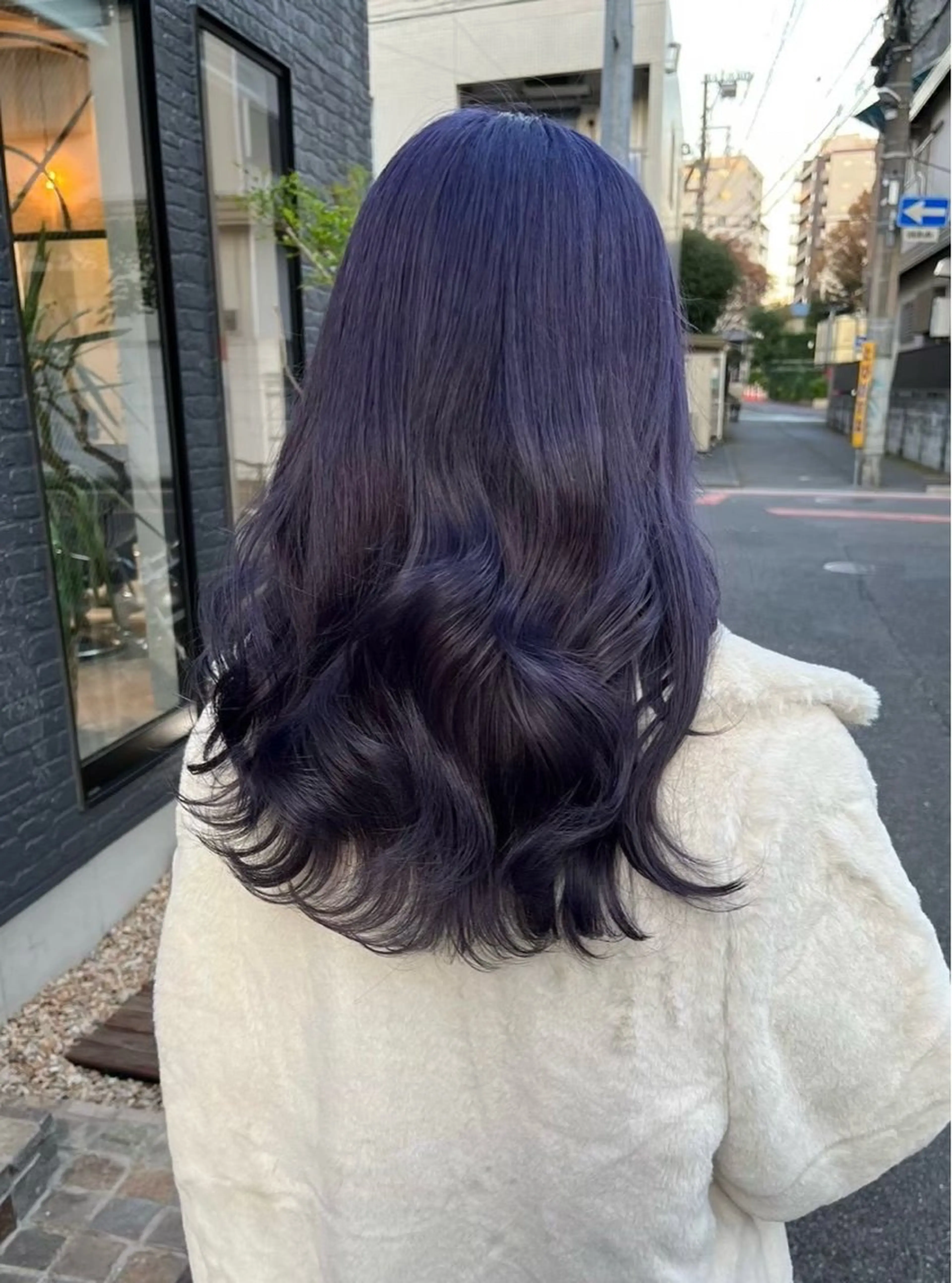 セミロング ヘアカラー トリートメント ヘアセット うる艶カラー /nao💙のヘアスタイル