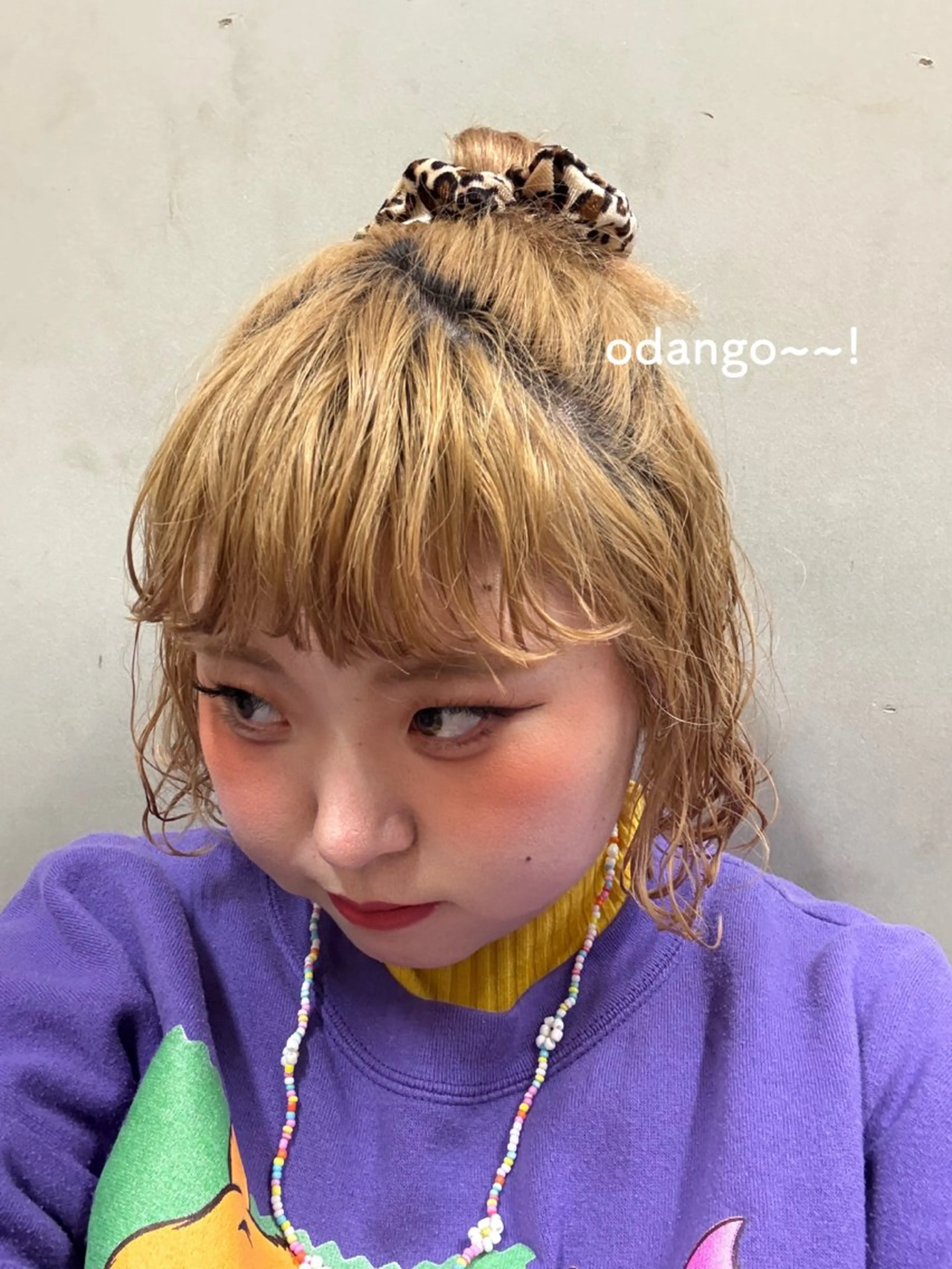 ミディアム カラー パーマ ブリーチパーマ 🎀Rumiのヘアスタイル