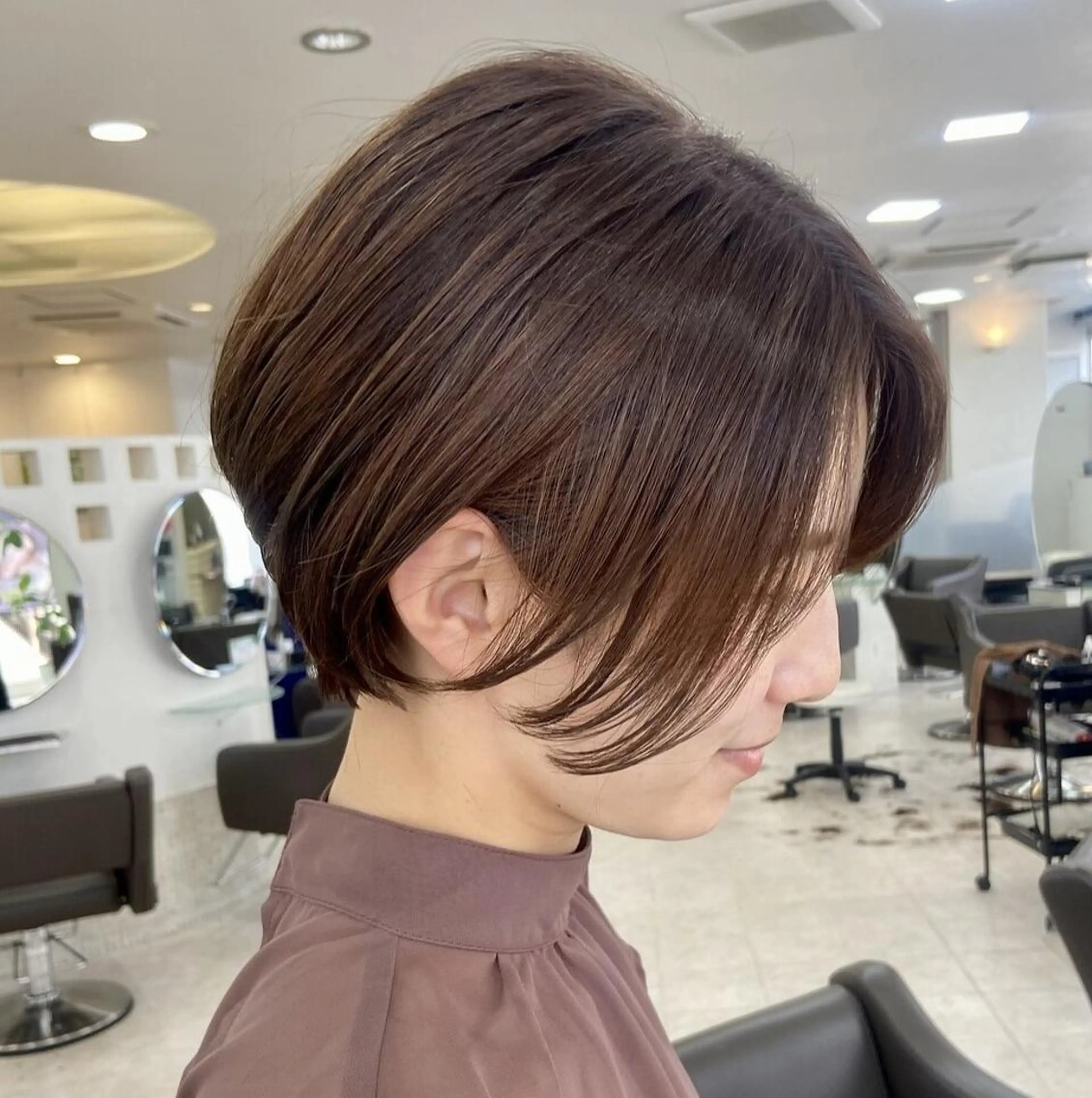 ショート ショートボブ ボブ くびれヘア ショートヘア ◆モデル募集◆波田 圭史/ボブスタイルのヘアスタイル