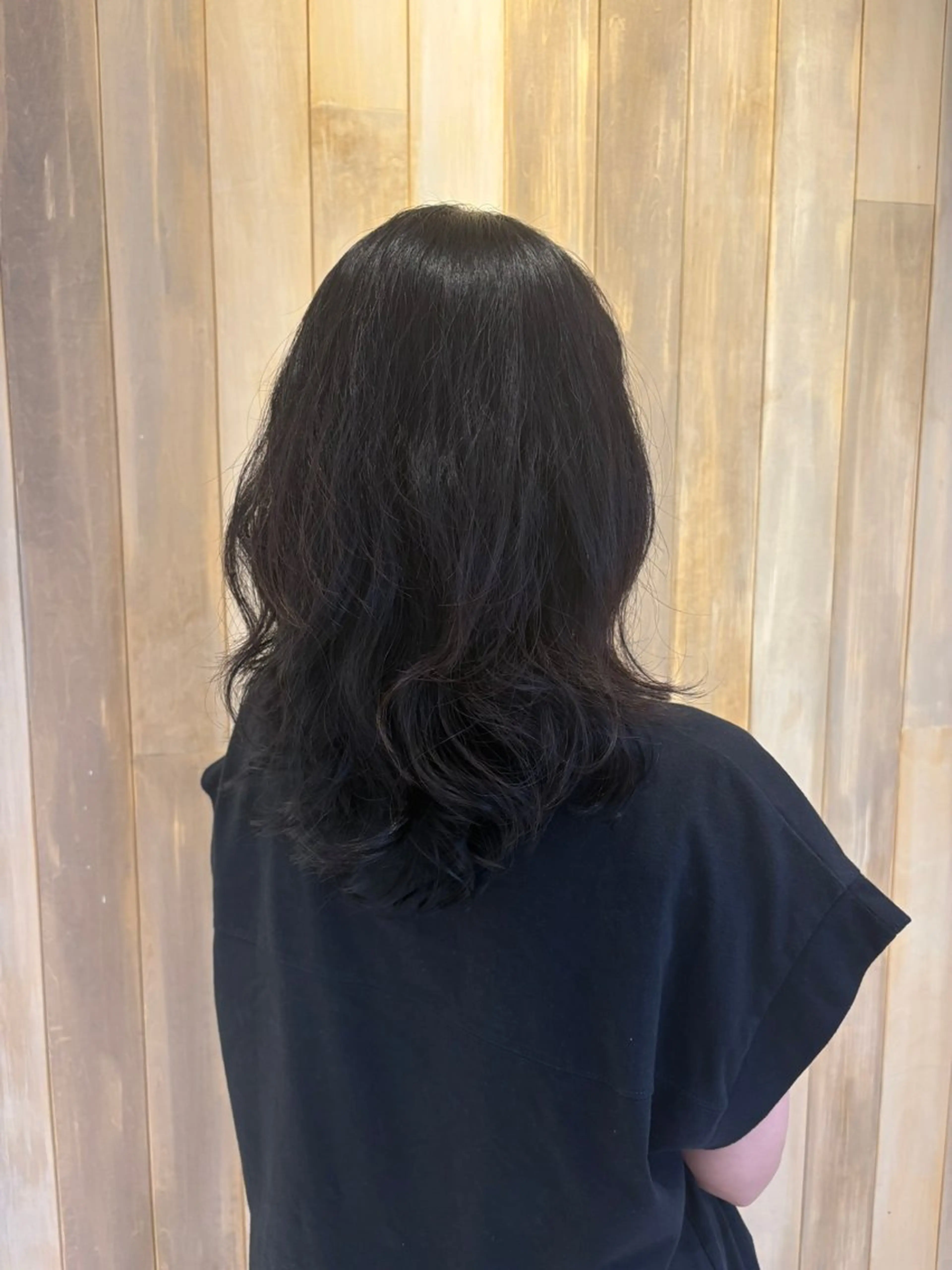 セミロング カラー パーマ 池田 美紀のヘアスタイル