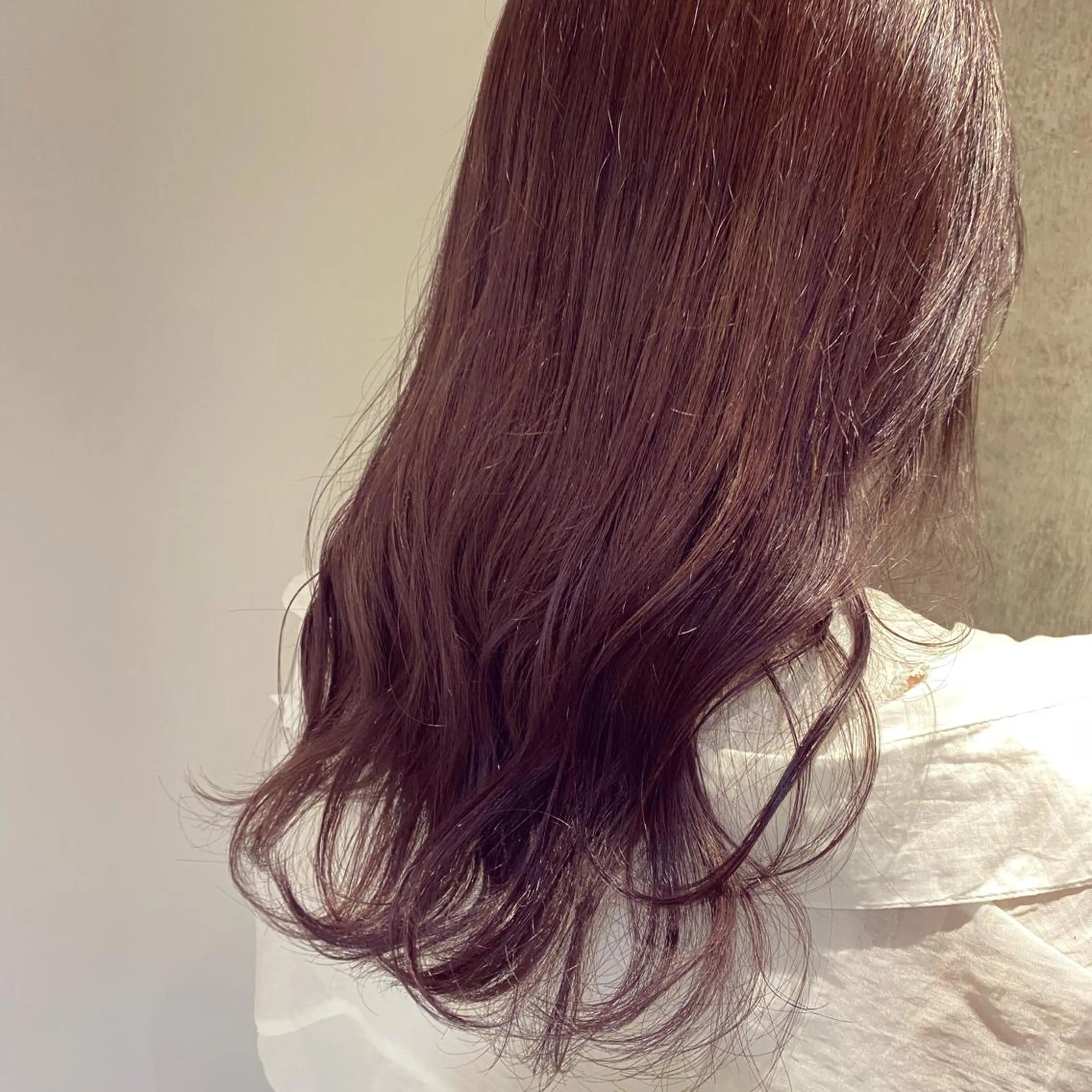 セミロング 透明感カラー/似合わ せカット/大島実加永のヘアスタイル