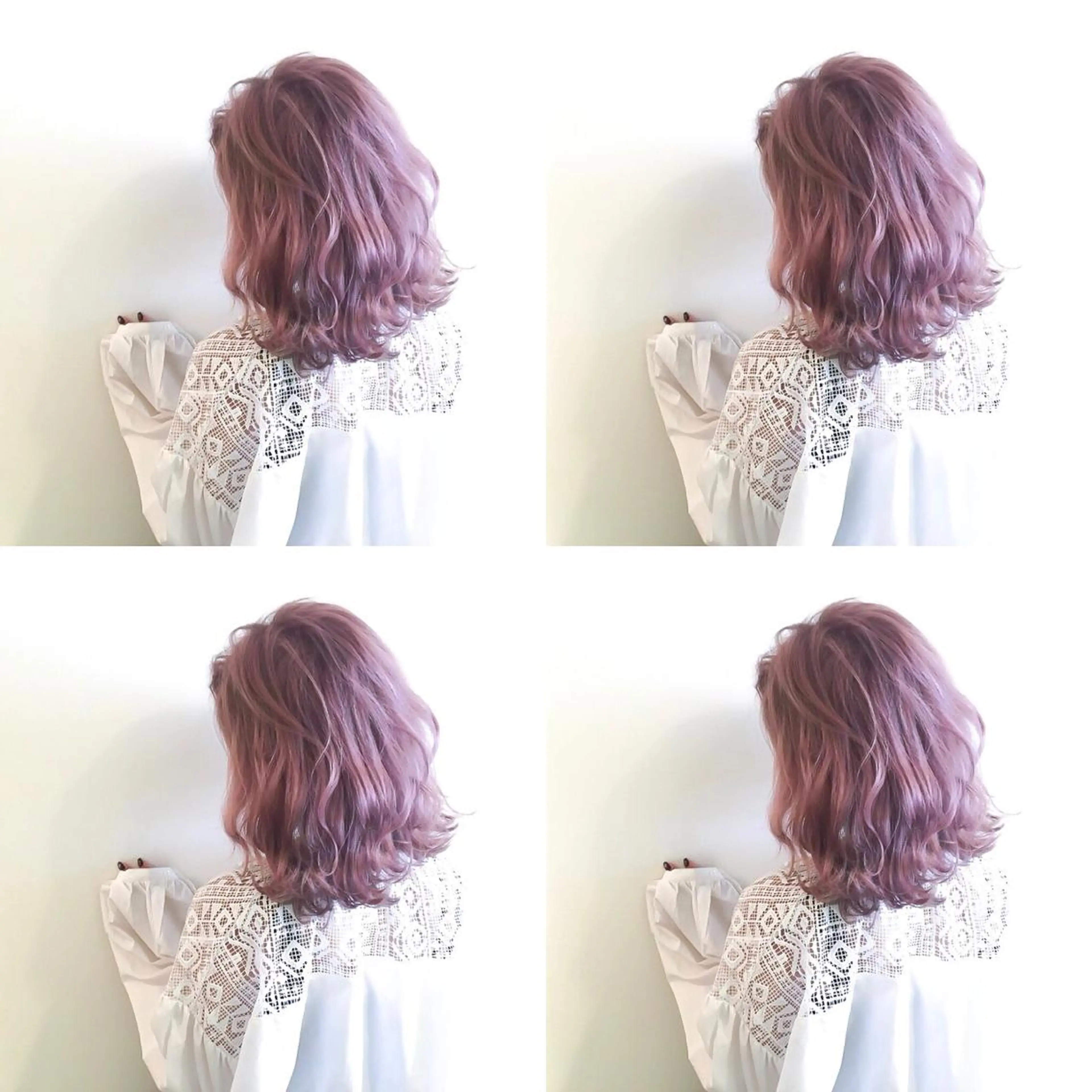 ミディアム カラー ヘアカラー なんば髪質改善カラー Ardoreのヘアスタイル