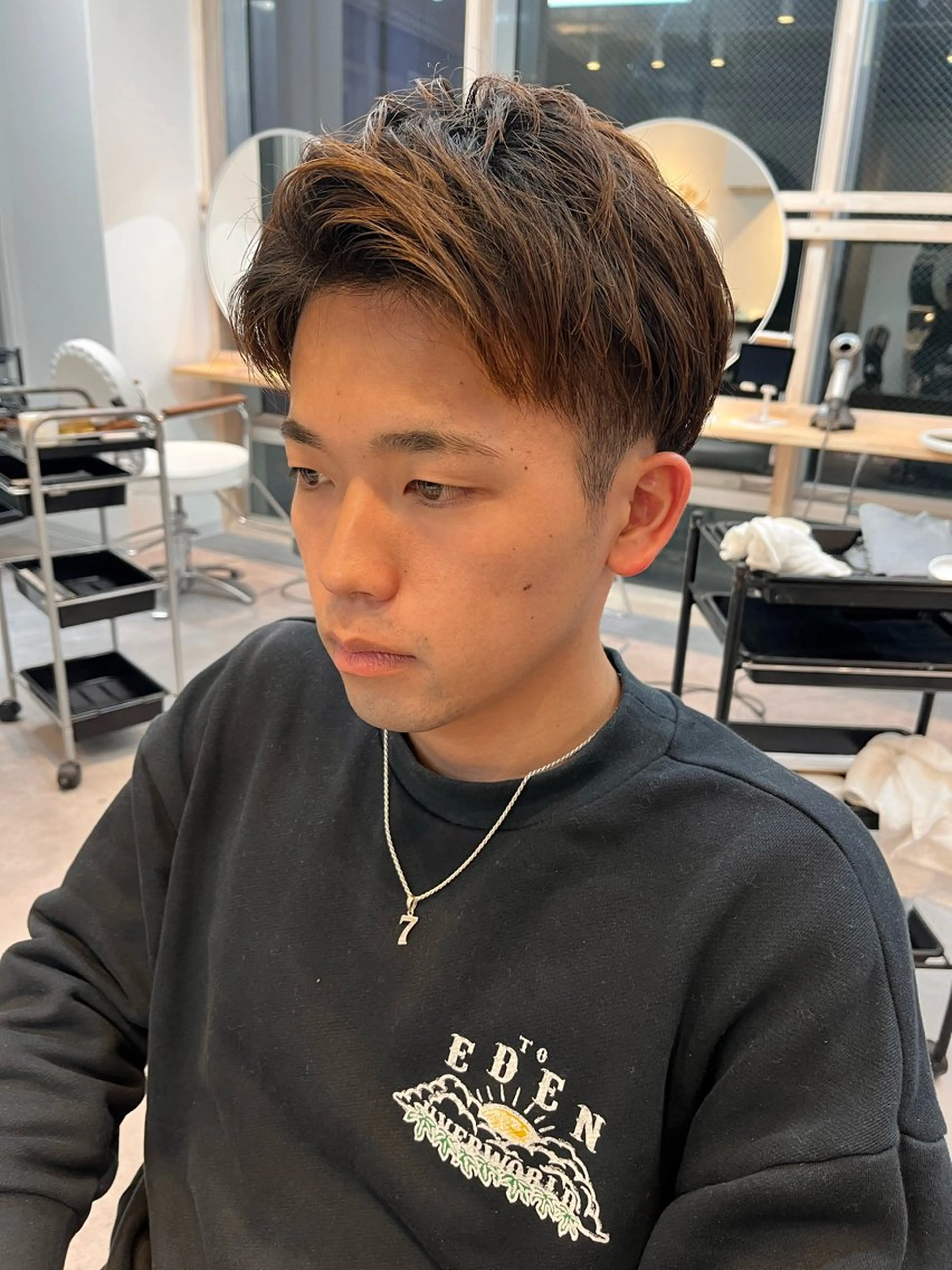 メンズ レイヤーカット/韓国 ヘア/ honokaのヘアスタイル