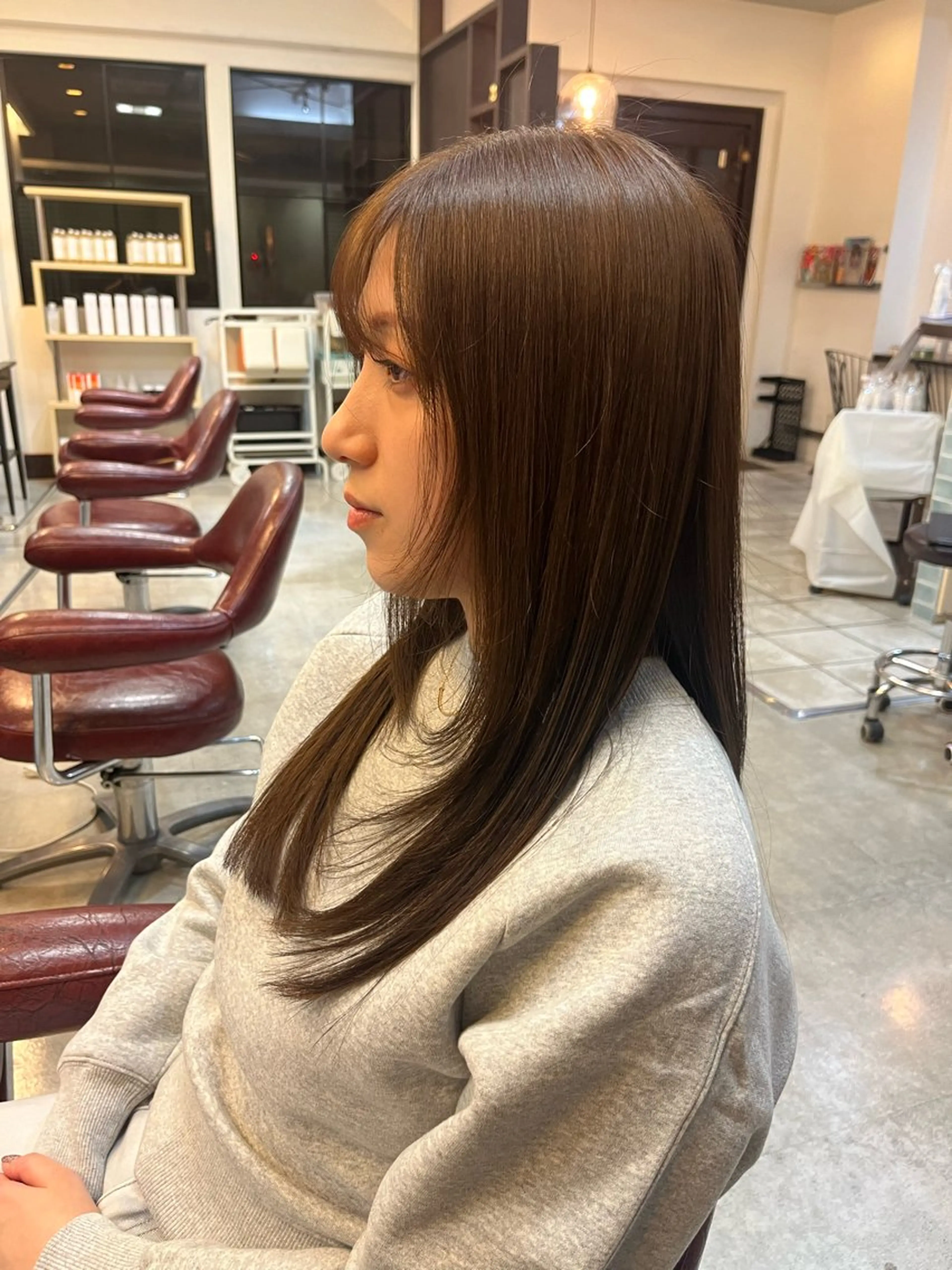 カラー 立道 樹奈のヘアスタイル