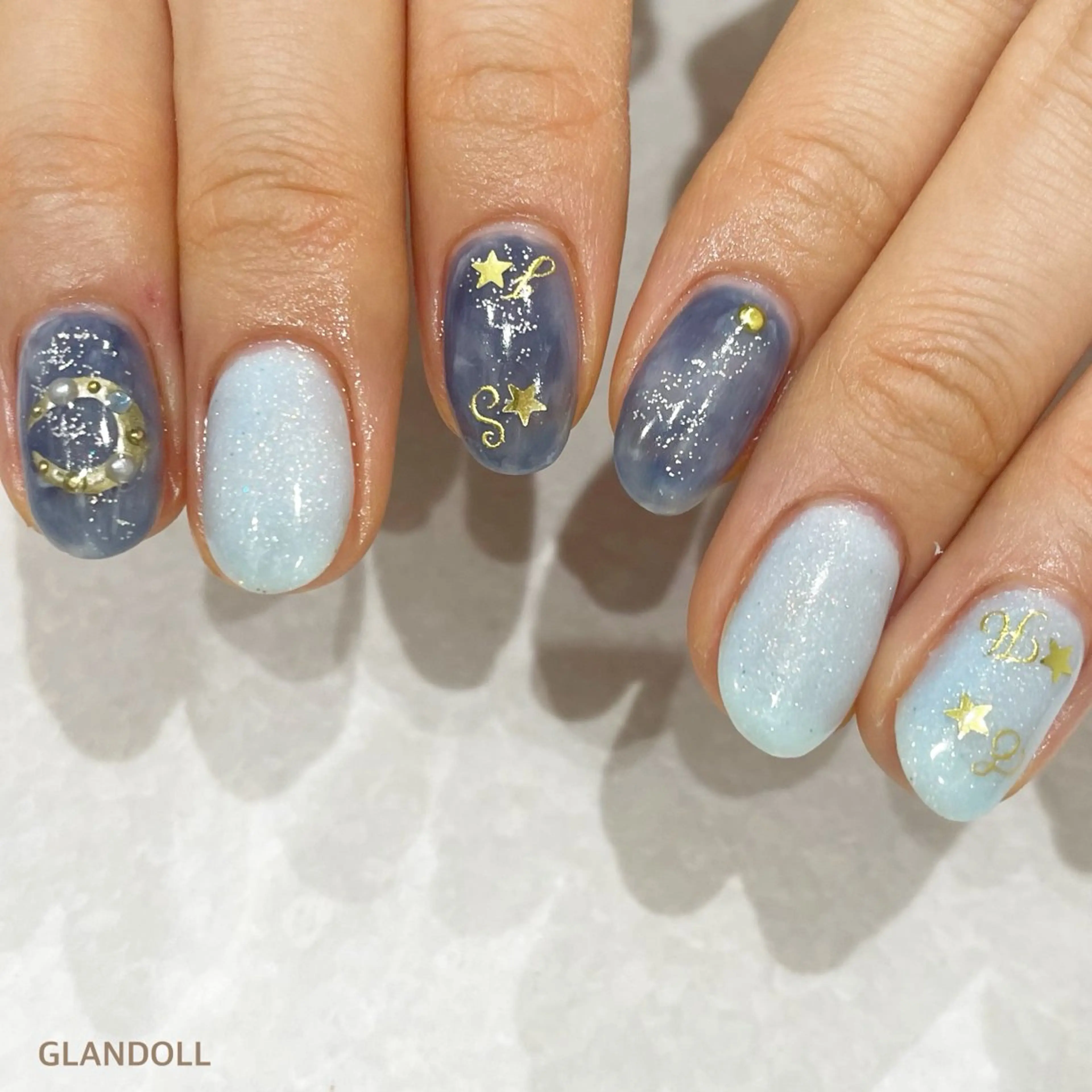 ネイル 持ち込み ハンドネイル GLANDOLL YURIのネイルデザイン