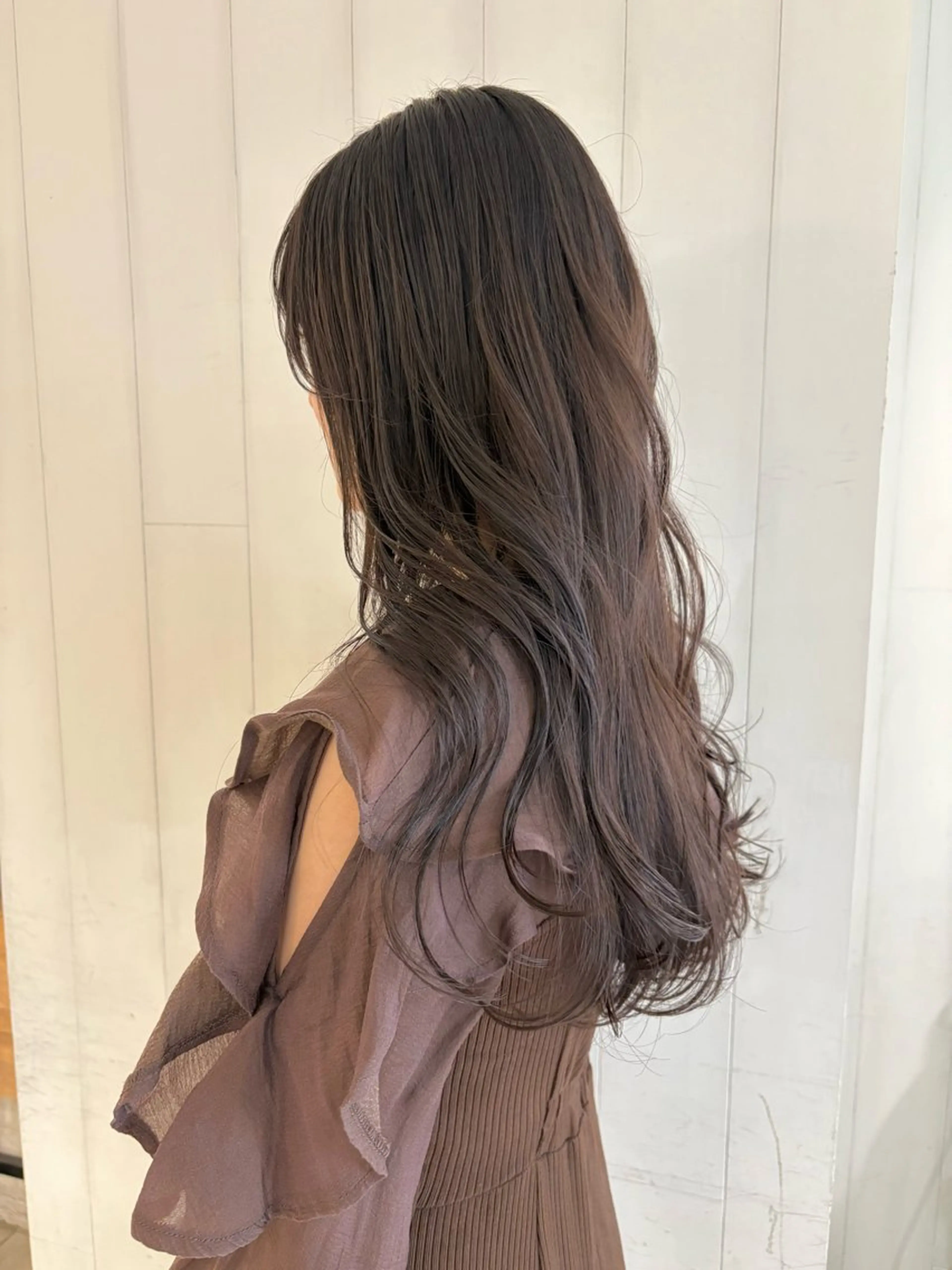 ロング カラー ヘアアレンジ ベージュカラー カット ヘアカラー トリートメント ヘアセット ブリーチなし透け感/ マンツーマン/Ryoのヘアスタイル
