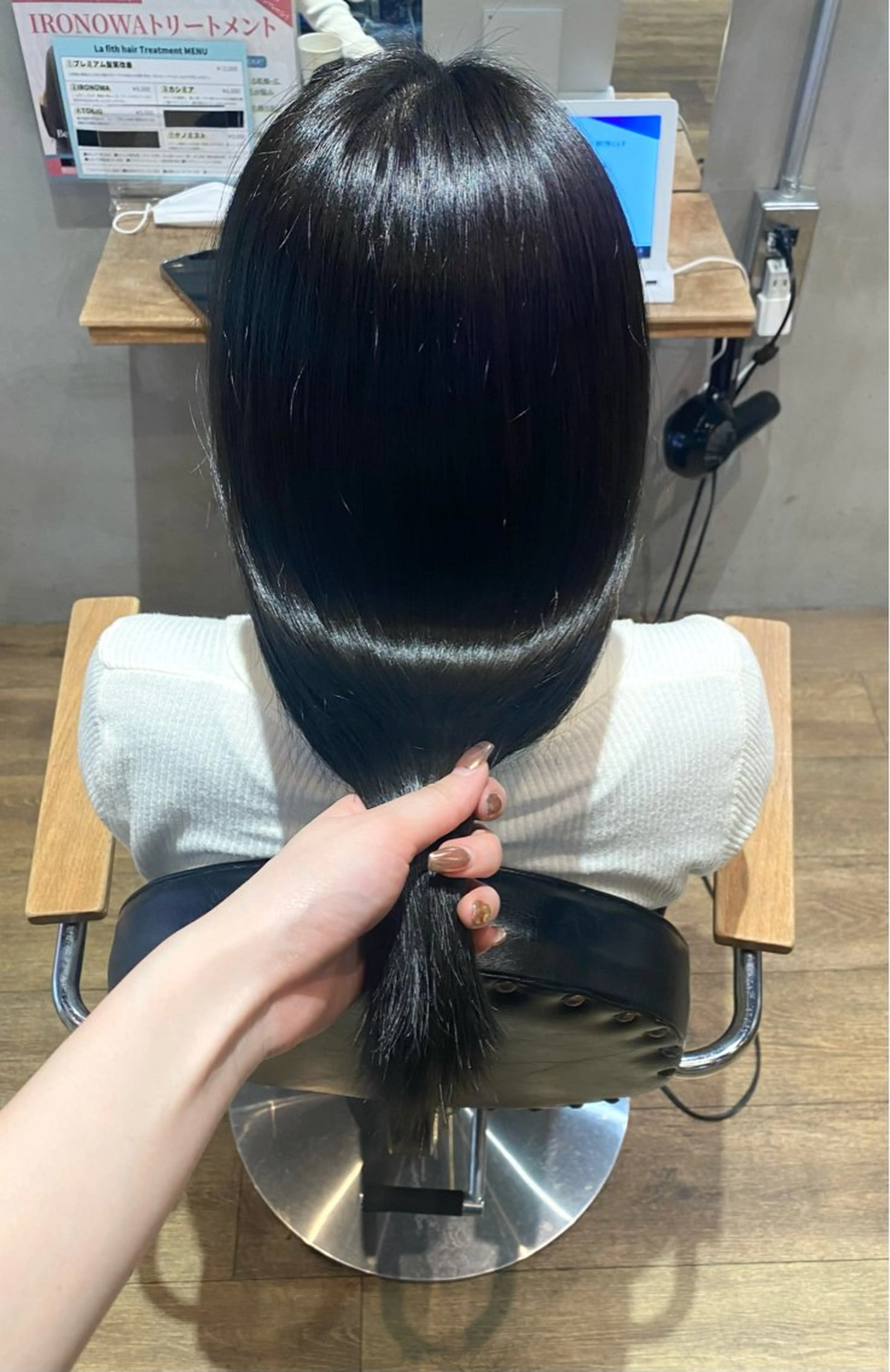 カット＋カラー＋髪質改善カシミアトリートメントの写真